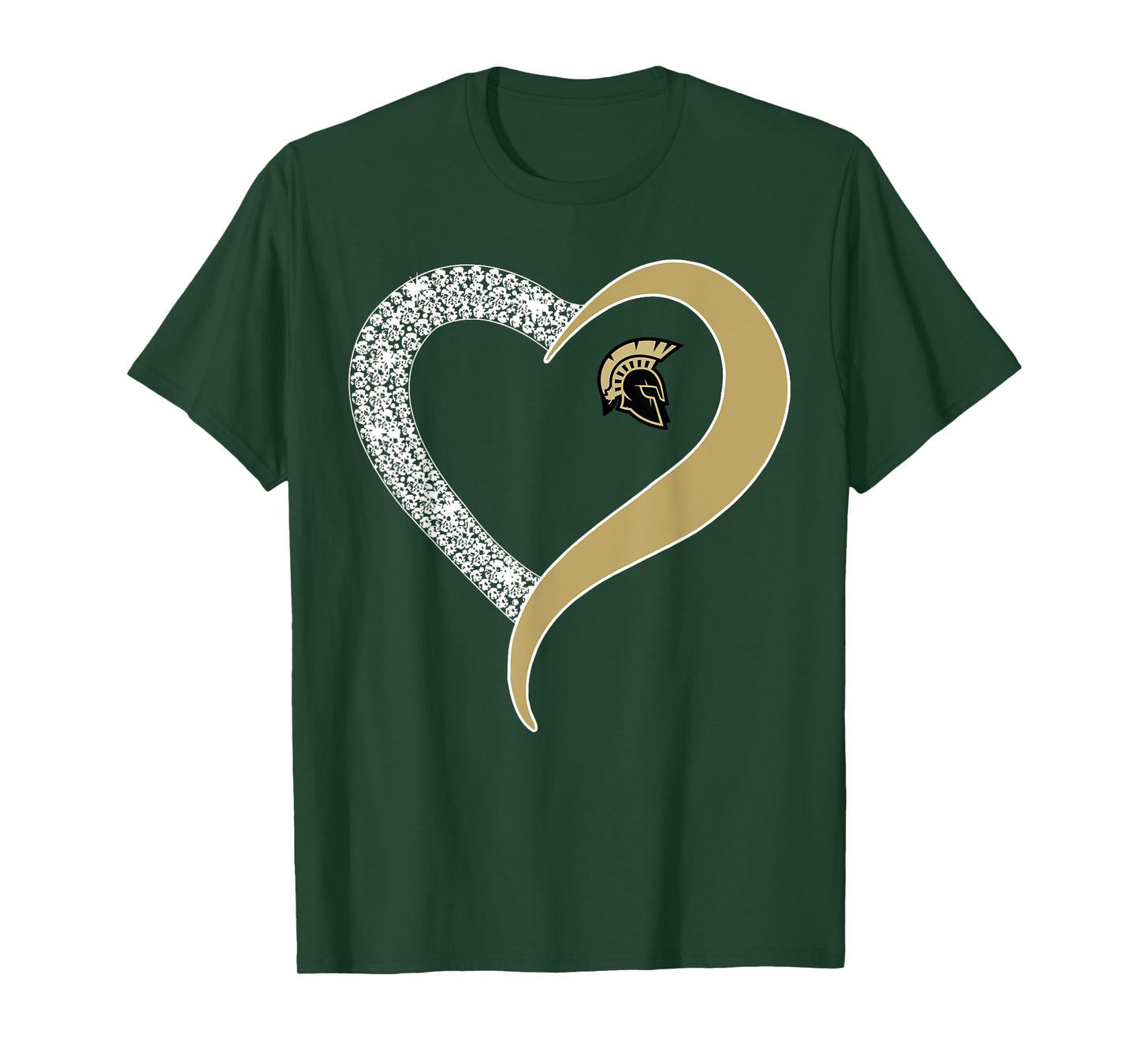 Sycamore Spartans Logo Diamond Heart HS T-Shirt