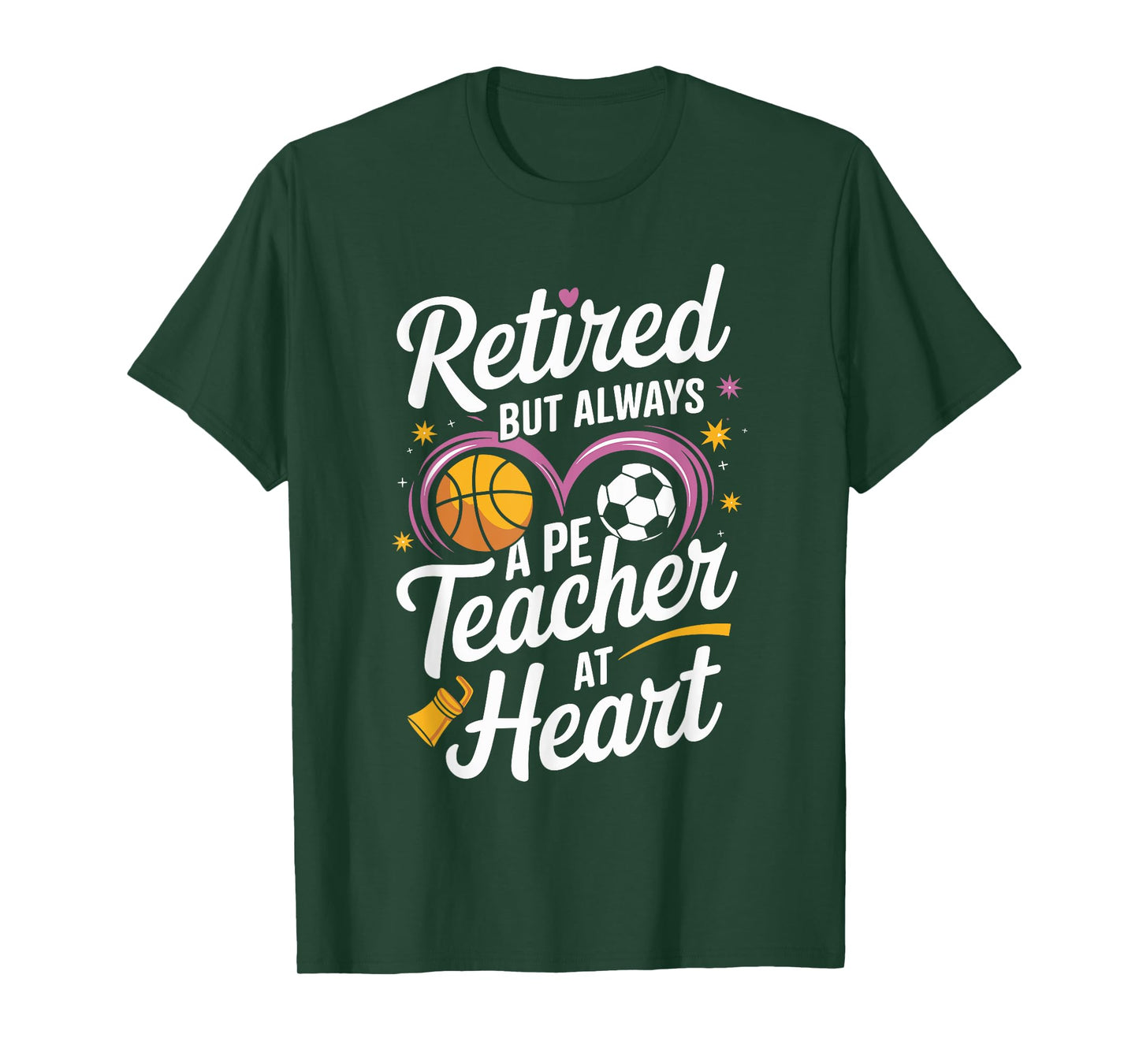 Retired PE Teacher Physical Education Teacher Retirement T-Shirt