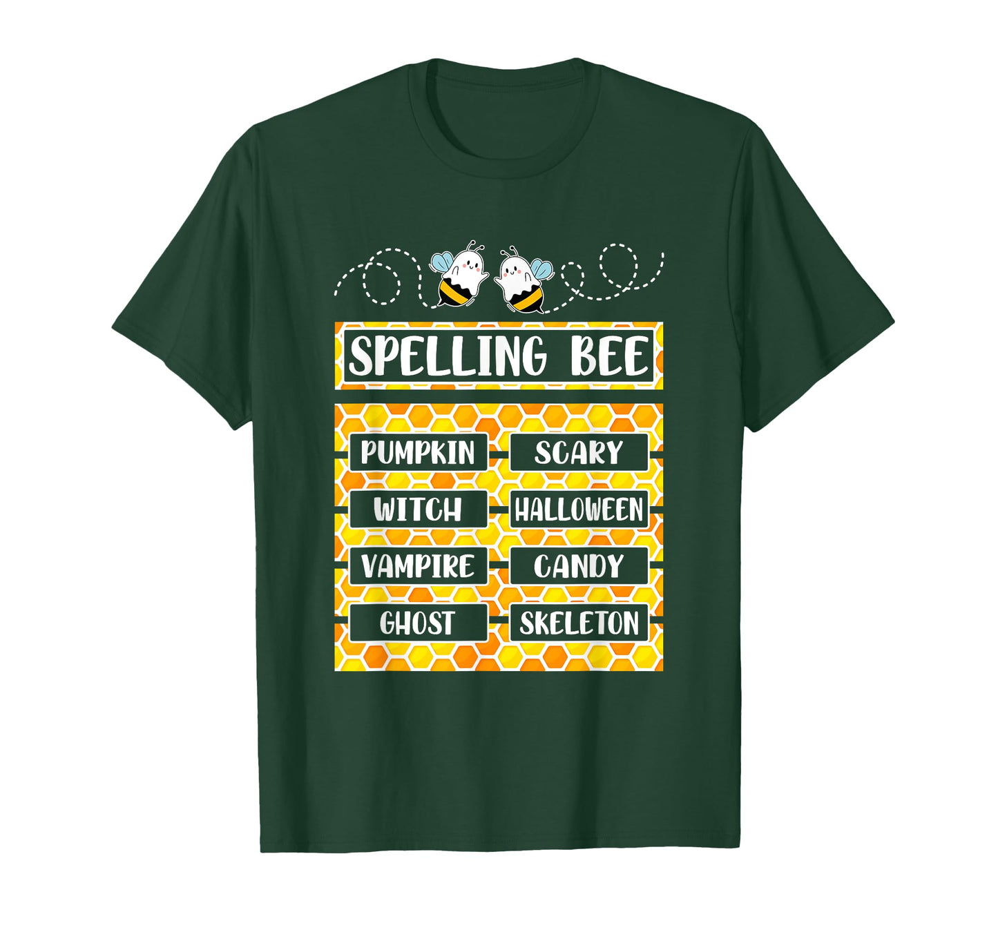 Funny Spelling Bee Pun Halloween Costumes For Teachers T-Shirt