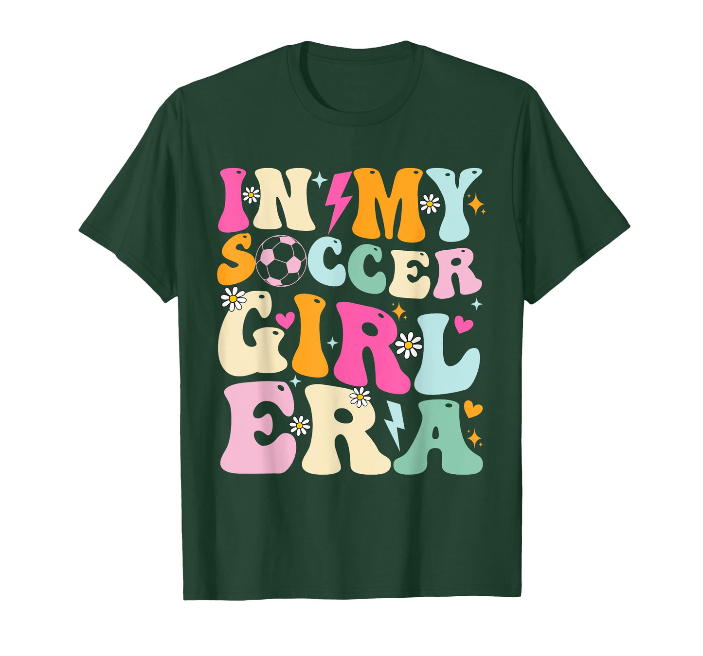 Soccer Girls Shirt Women Teens In My Soccer Girl Era T-Shirt