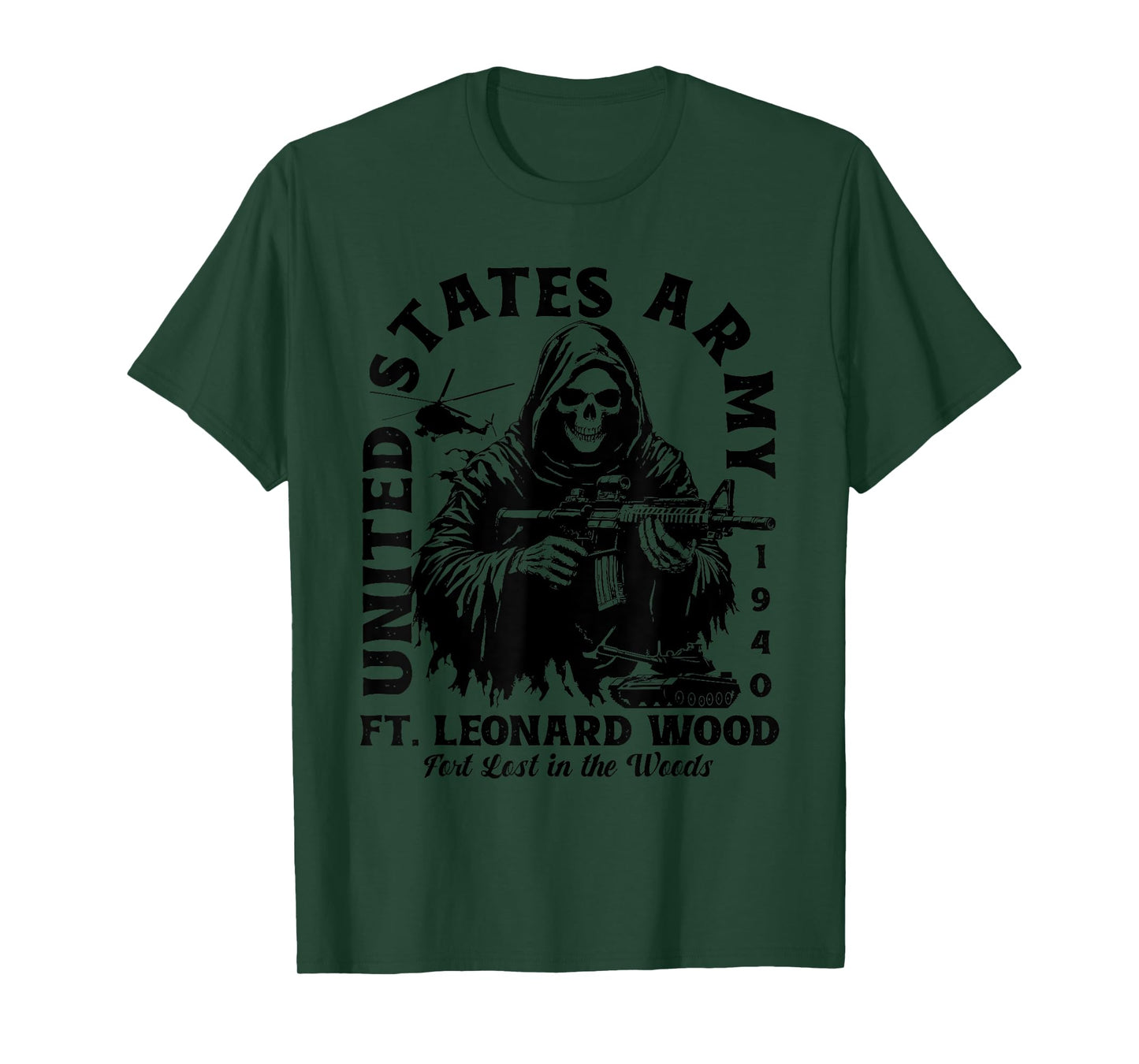 Fort Leonard Wood US Military Base Missouri MO Veteran Gifts T-Shirt