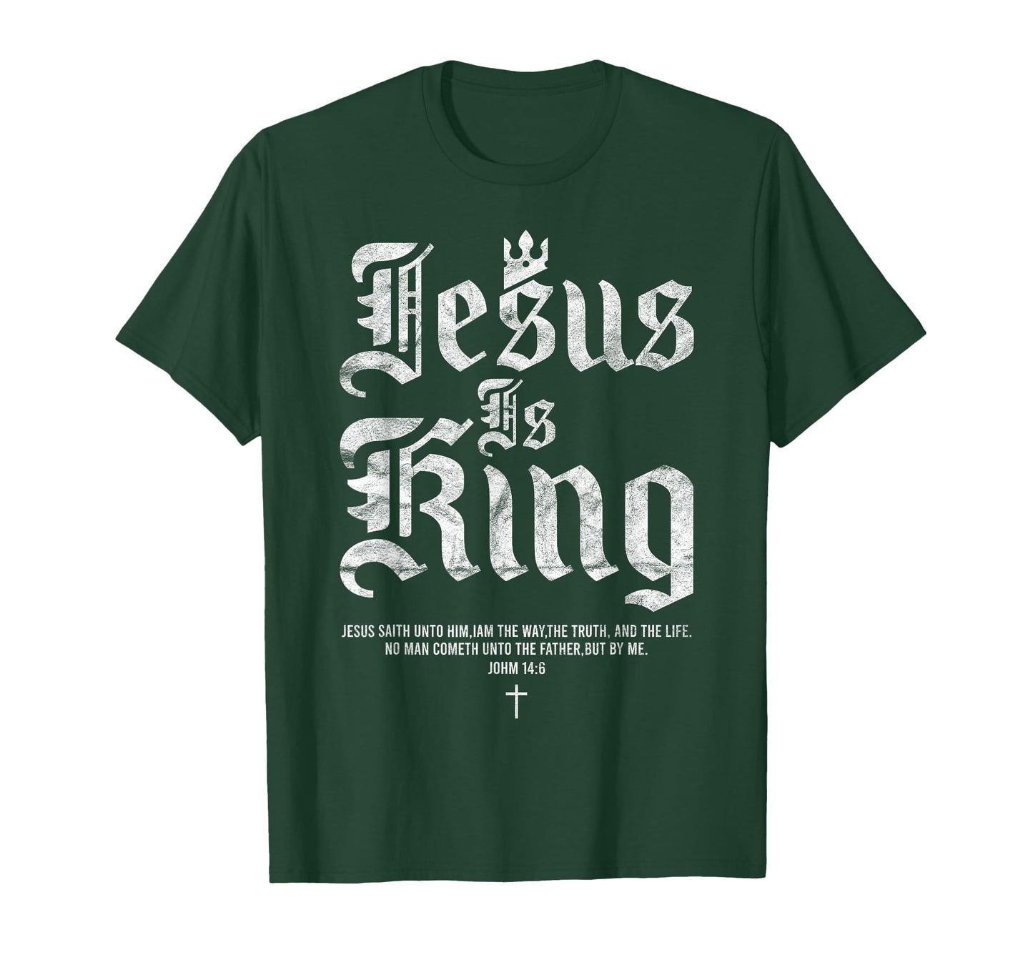 Jesus Is King Christian Faith Men Women T-Shirt