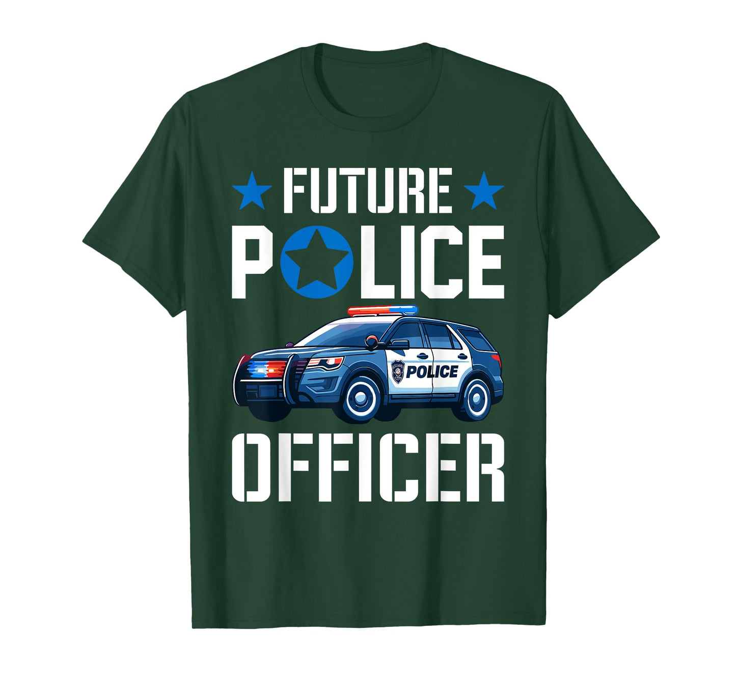 Future Police Officer Cop Boys Kids Toddler birthday boy T-Shirt