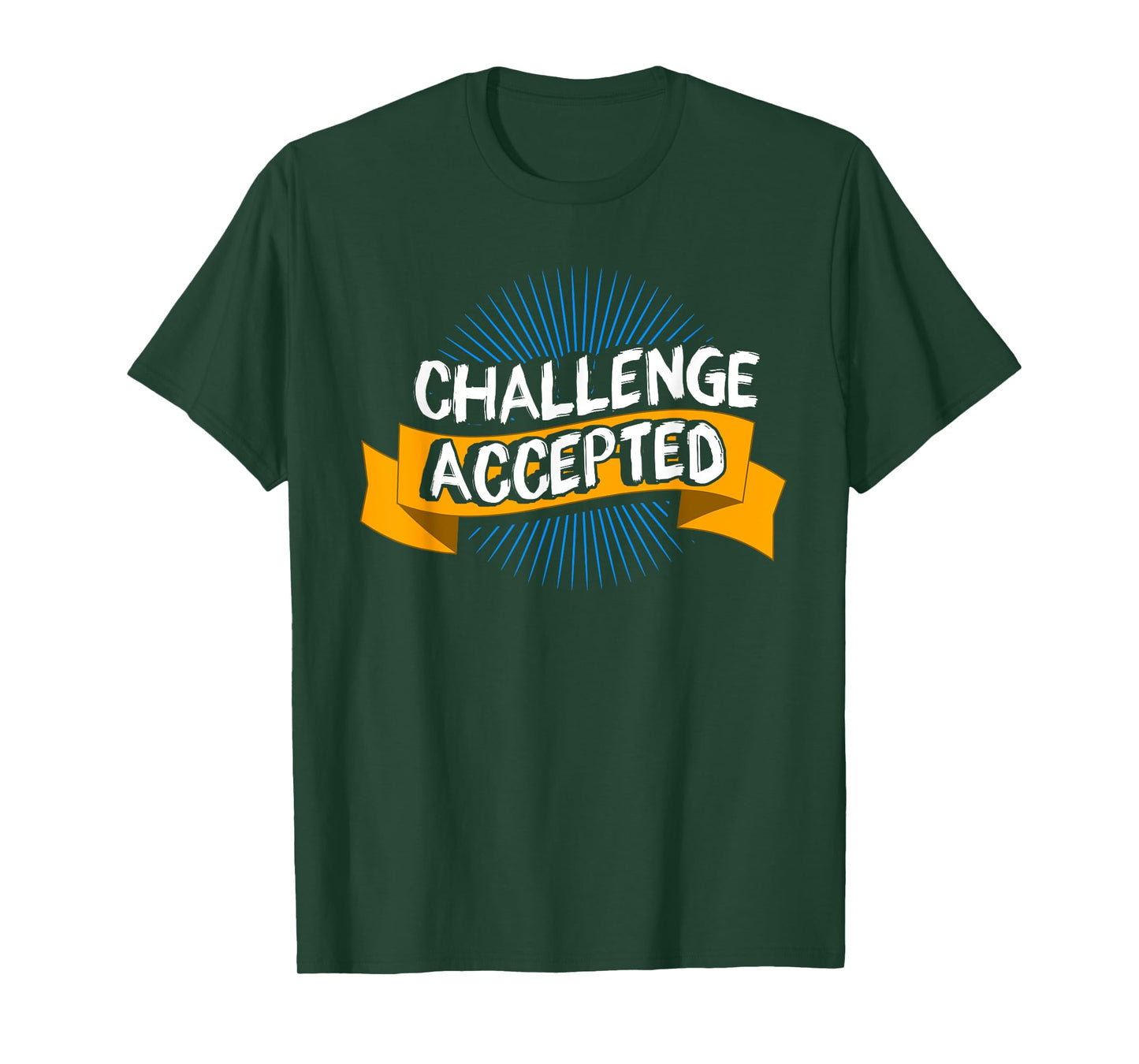 Challenge Accepted Goal Gym Motivation Inspiration T-Shirt