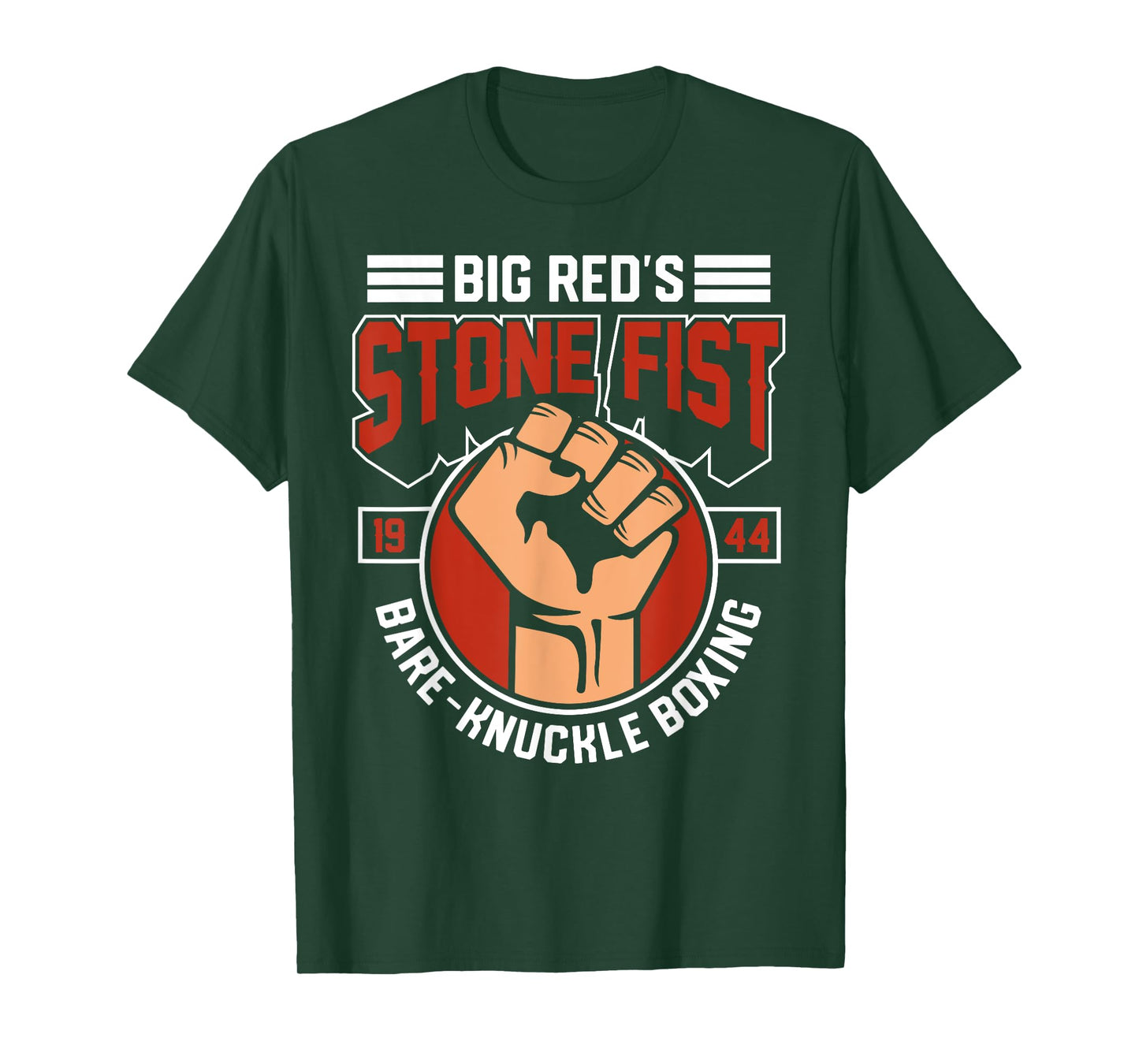 Bare-Knuckle Boxing Club Fighter Training Gym Stone Fist T-Shirt