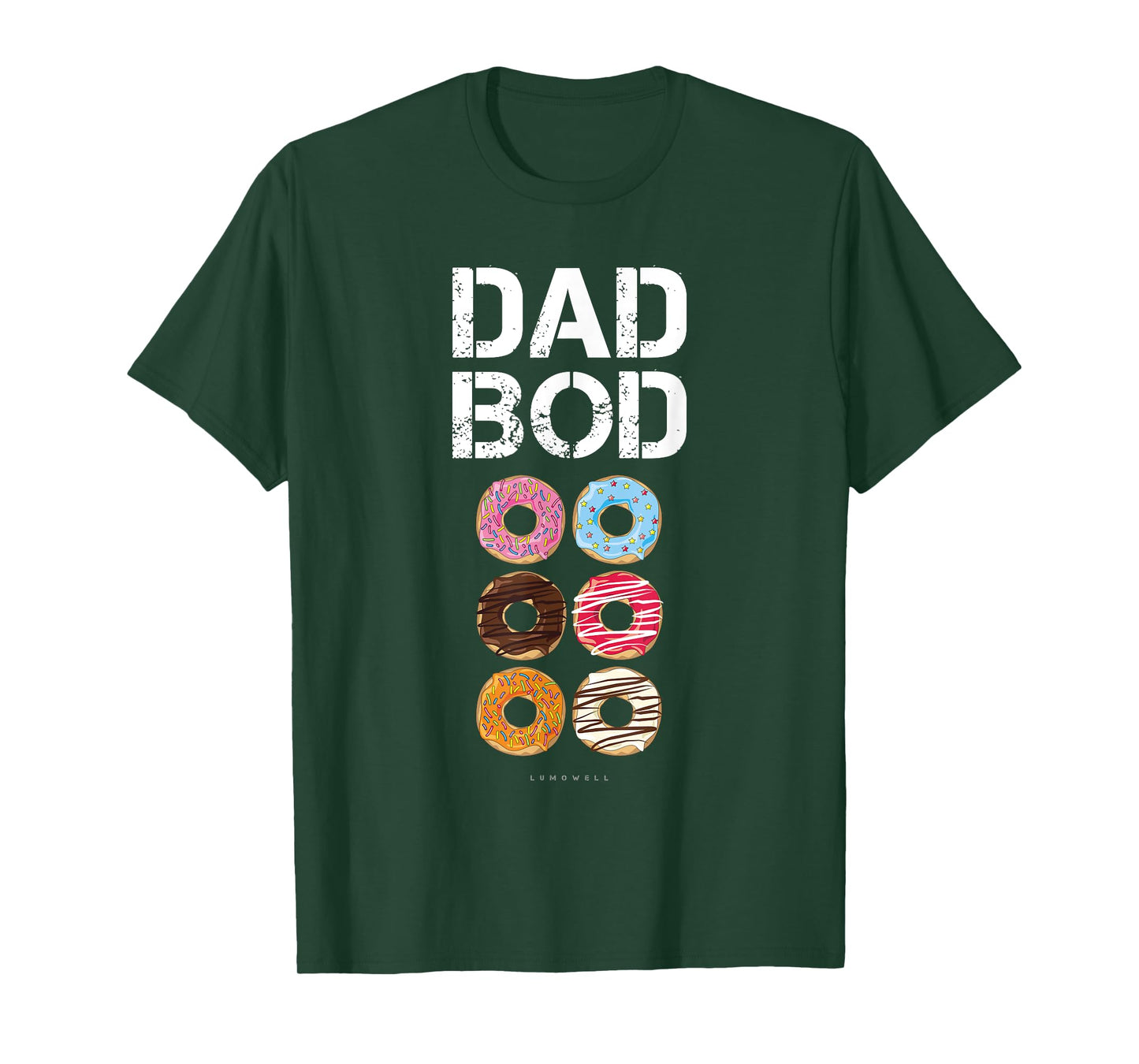 Dad Bod TShirt. Funny Donut Six Pack Daddy Gym Gift T Shirts T-Shirt