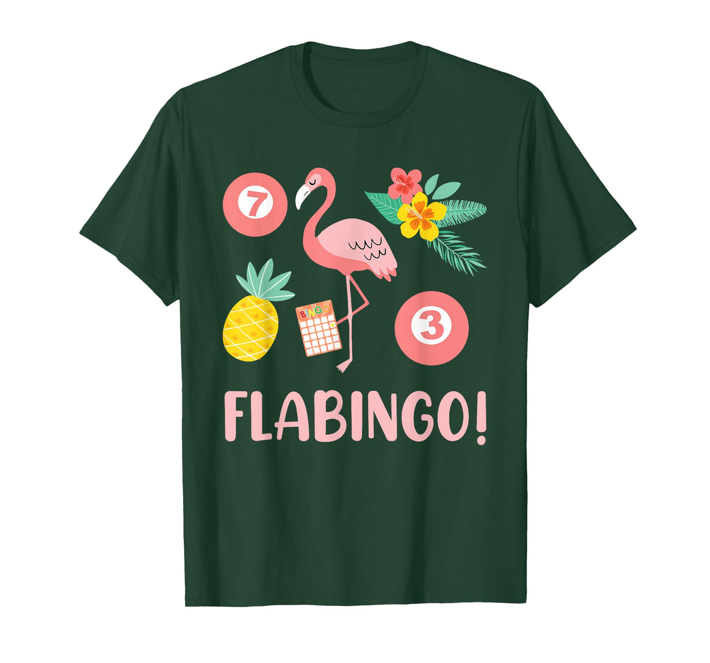 Bingo Player FLABINGO Bingo Lover Flamingo Bingo Mom T-Shirt