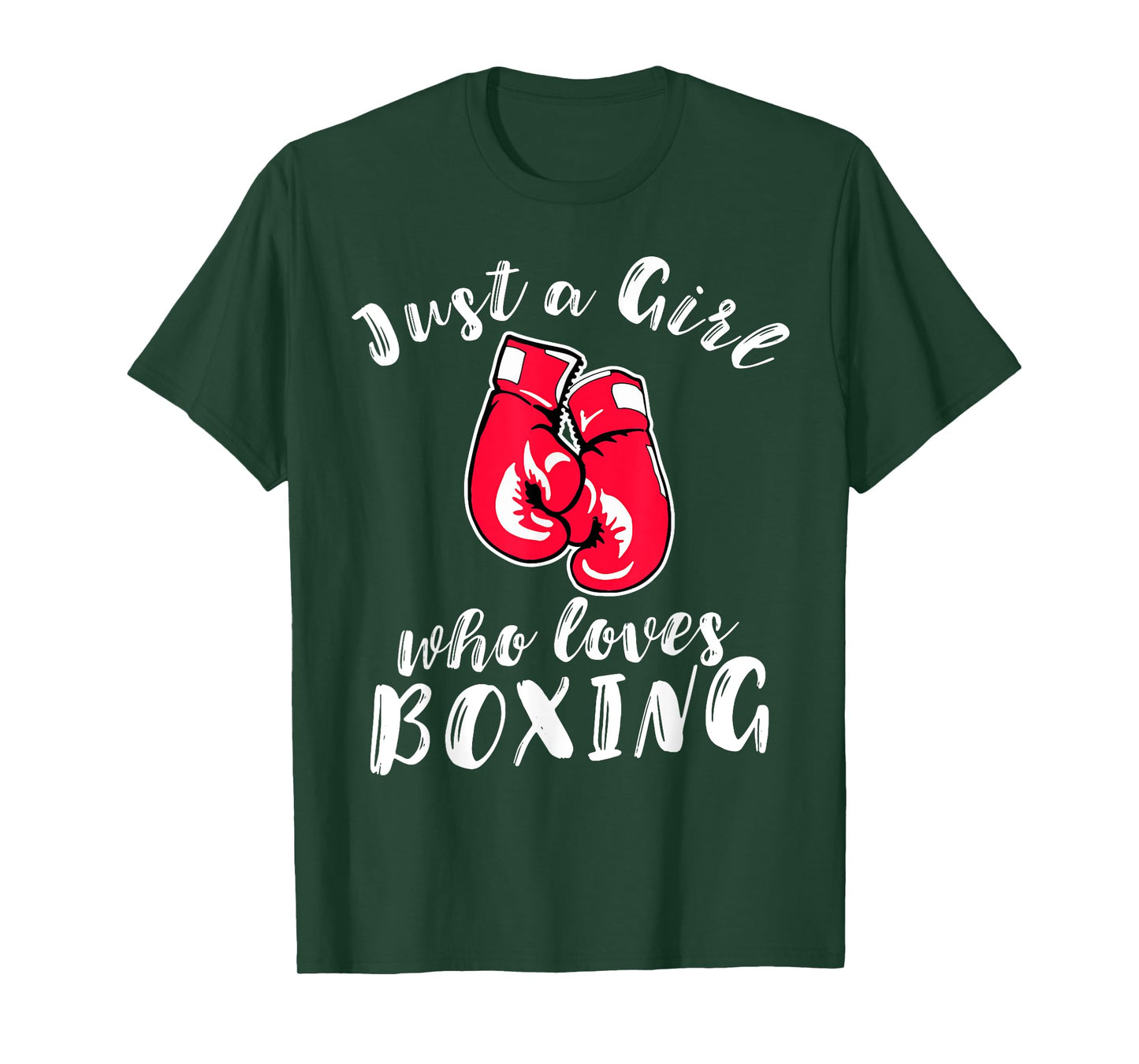 Just a Girl Who Loves Boxing Girls Boxing T-Shirt