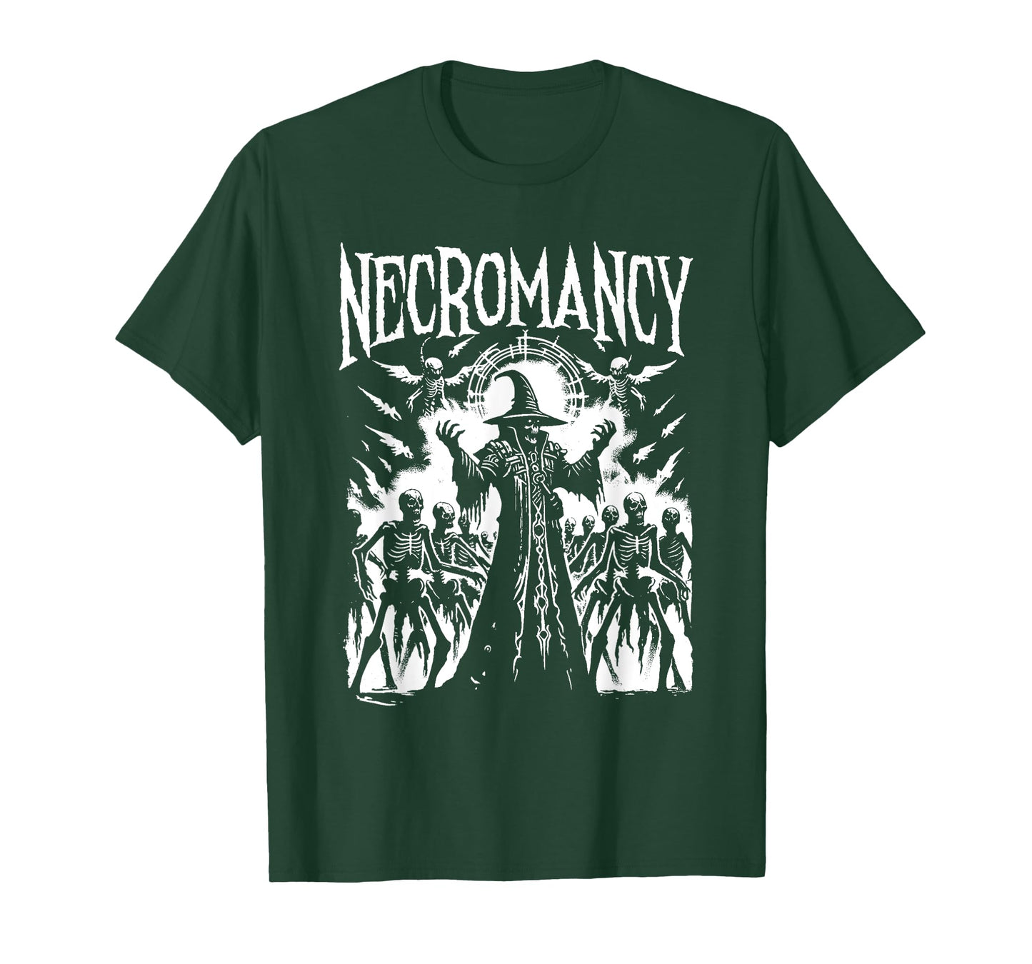 Necromancer - Vintage Creepy Monster Halloween Lover T-Shirt