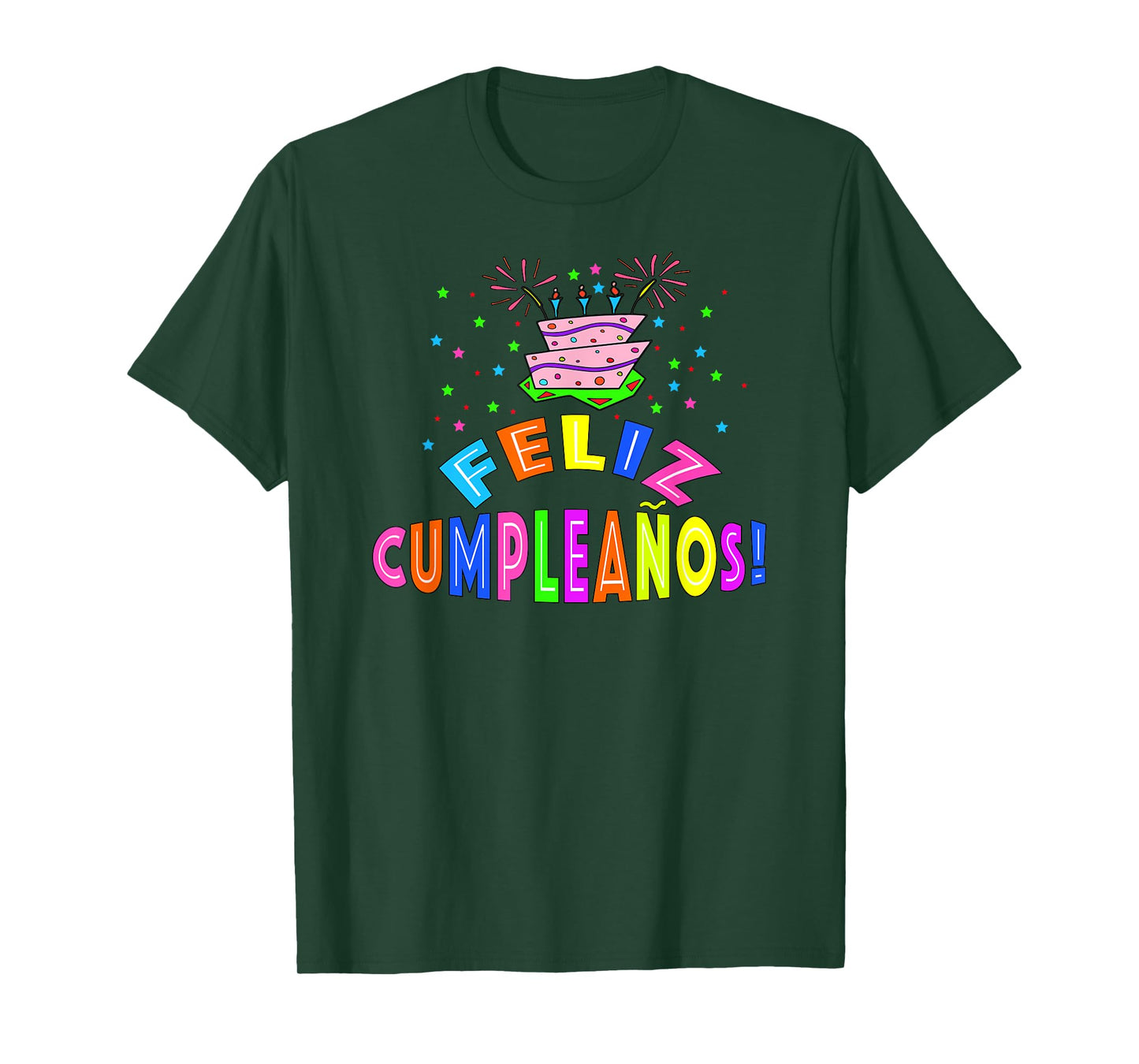 Feliz Cumpleanos Happy Birthday in Spanish T-Shirt