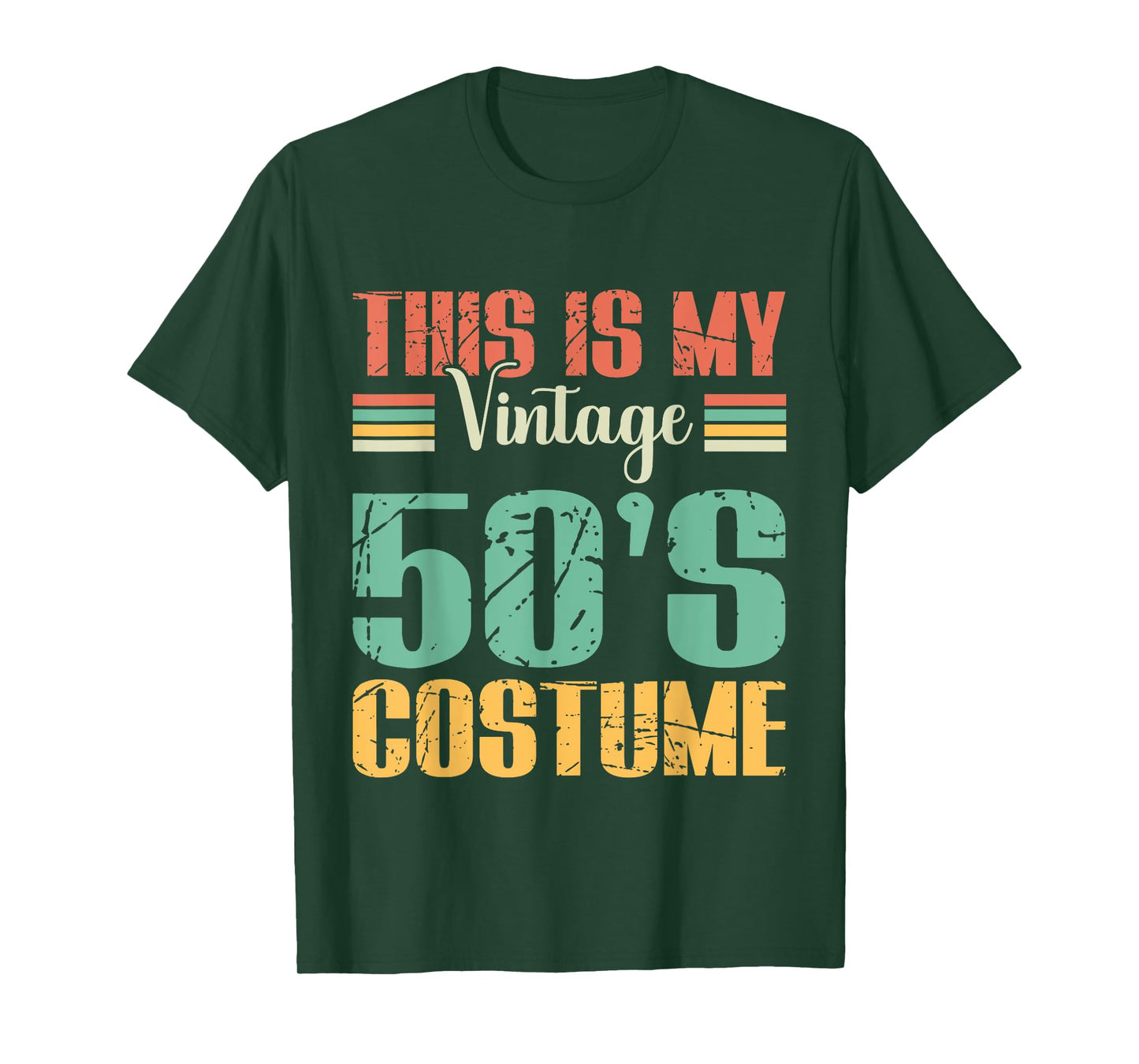 This Is My 50s Costume Retro Vintage Party T-Shirt
