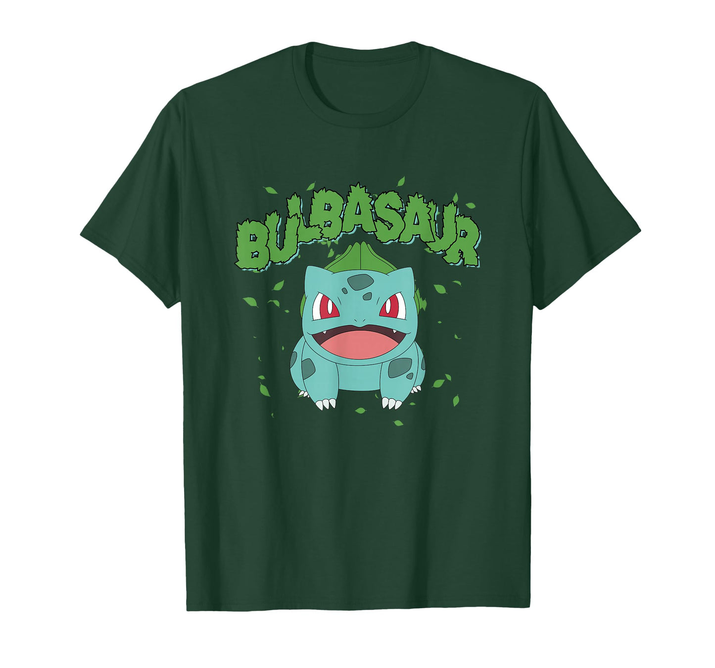 Pokémon Epic Bulbasaur Smiling Grass Type Big Chest Poster T-Shirt