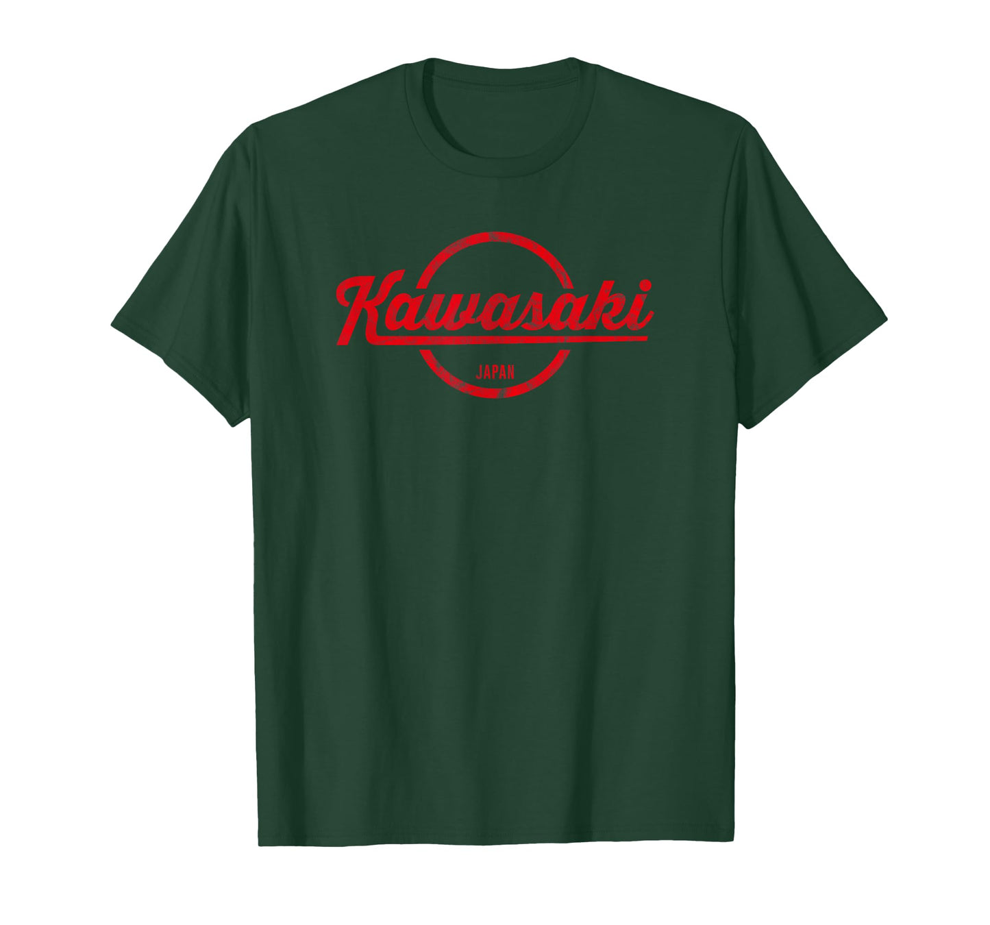 Kawasaki Red Vintage Design for Men and Women T-Shirt