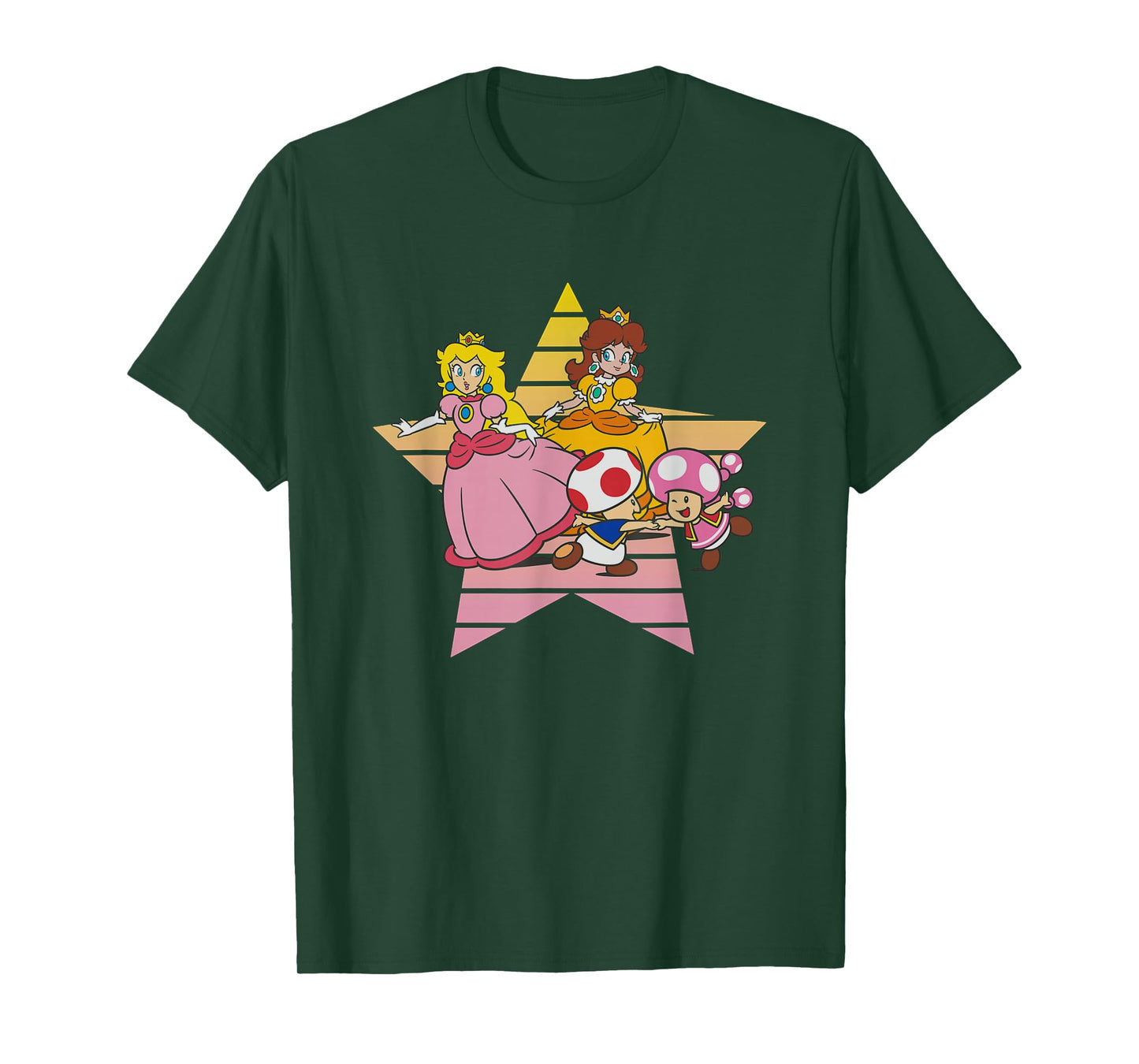 Super Mario Bros Princess Peach & Daisy Star Duo T-Shirt