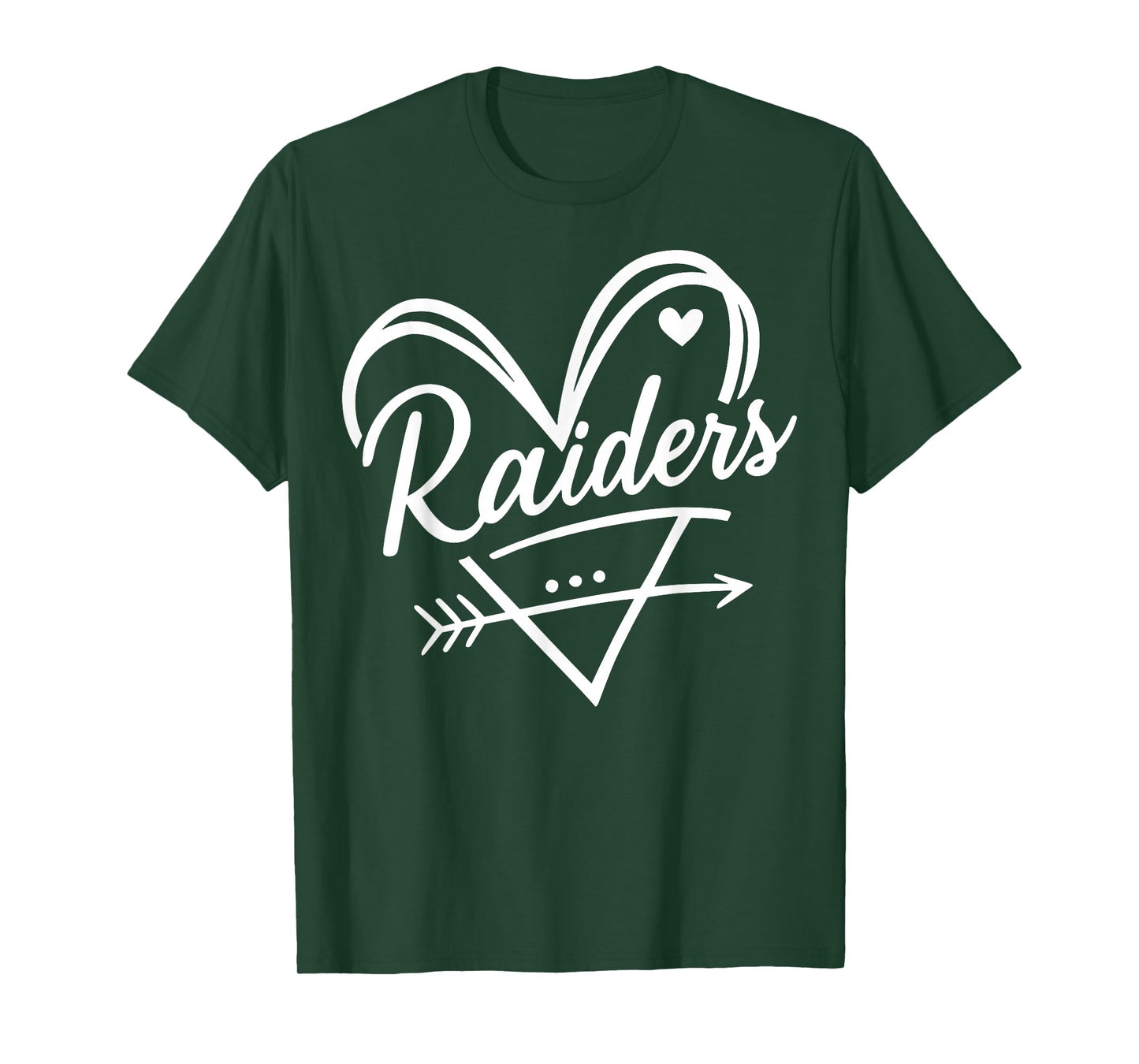 Retro Raiders Heart Graphic Gift for Men Women Kid Boy Girl T-Shirt
