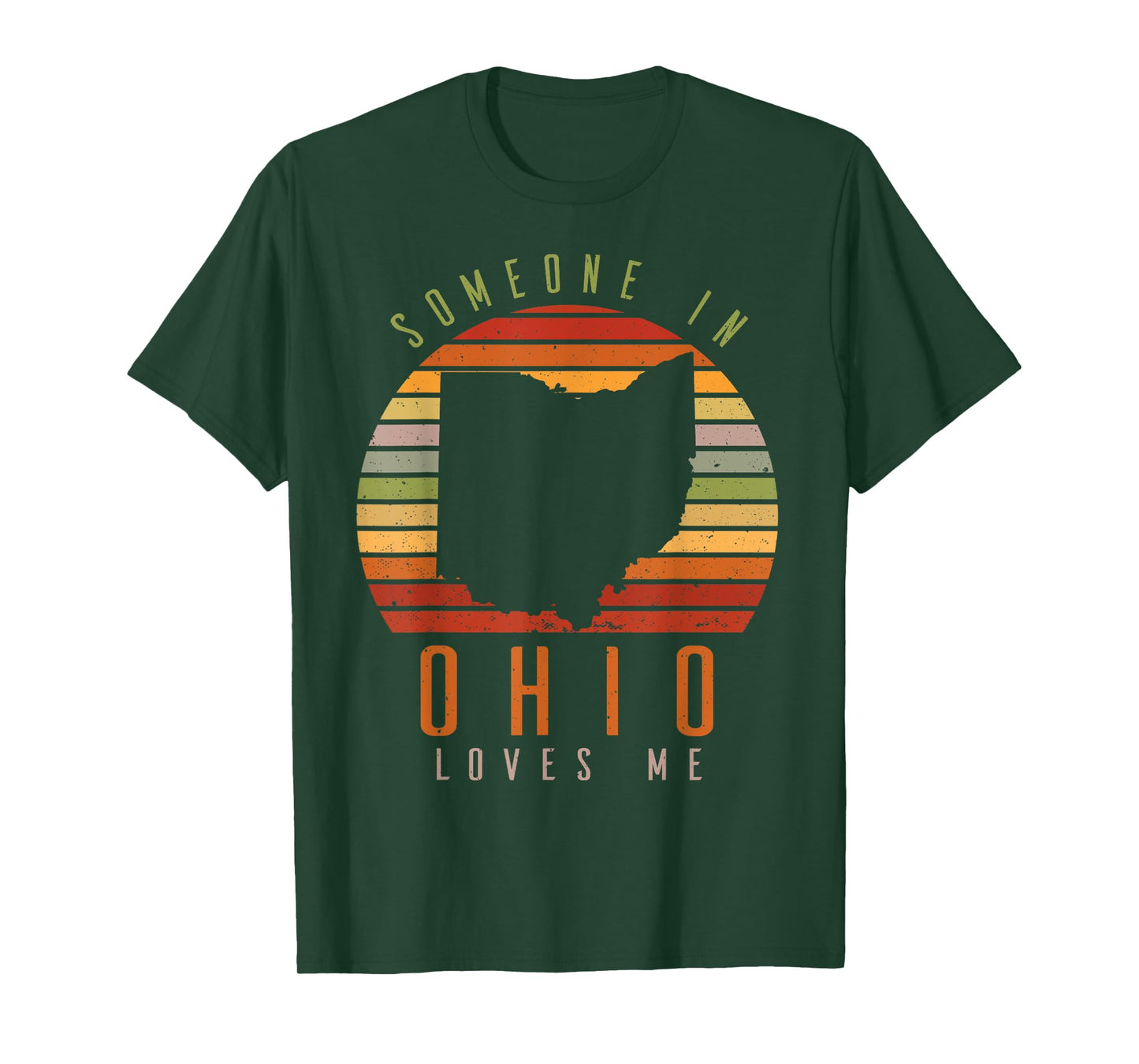 Someone In Ohio Loves Me Vintage State Retro T-Shirt