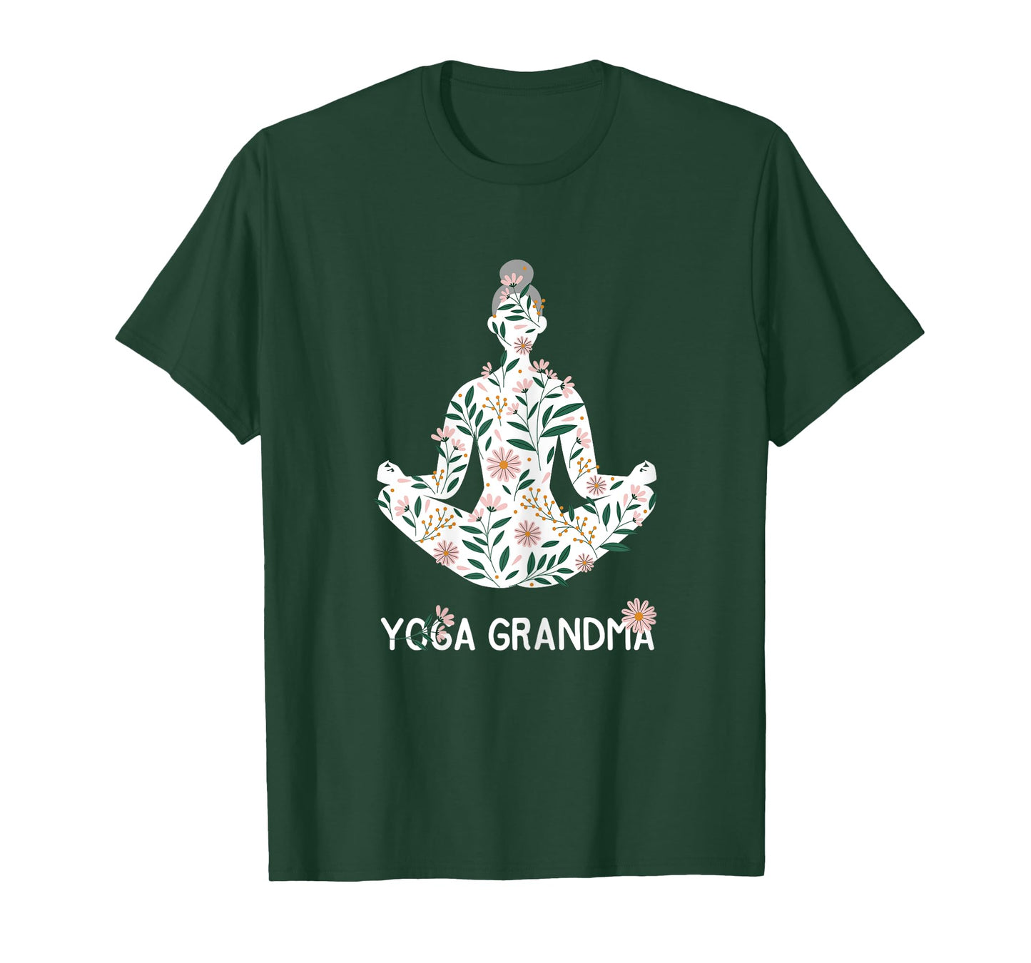Yoga Grandma Meditation Tee Pilates Lover Grandmother Gift T-Shirt