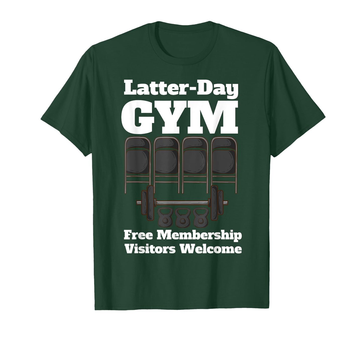 Mormons Gym Latter-Day Gym LDS Missionary T-Shirt