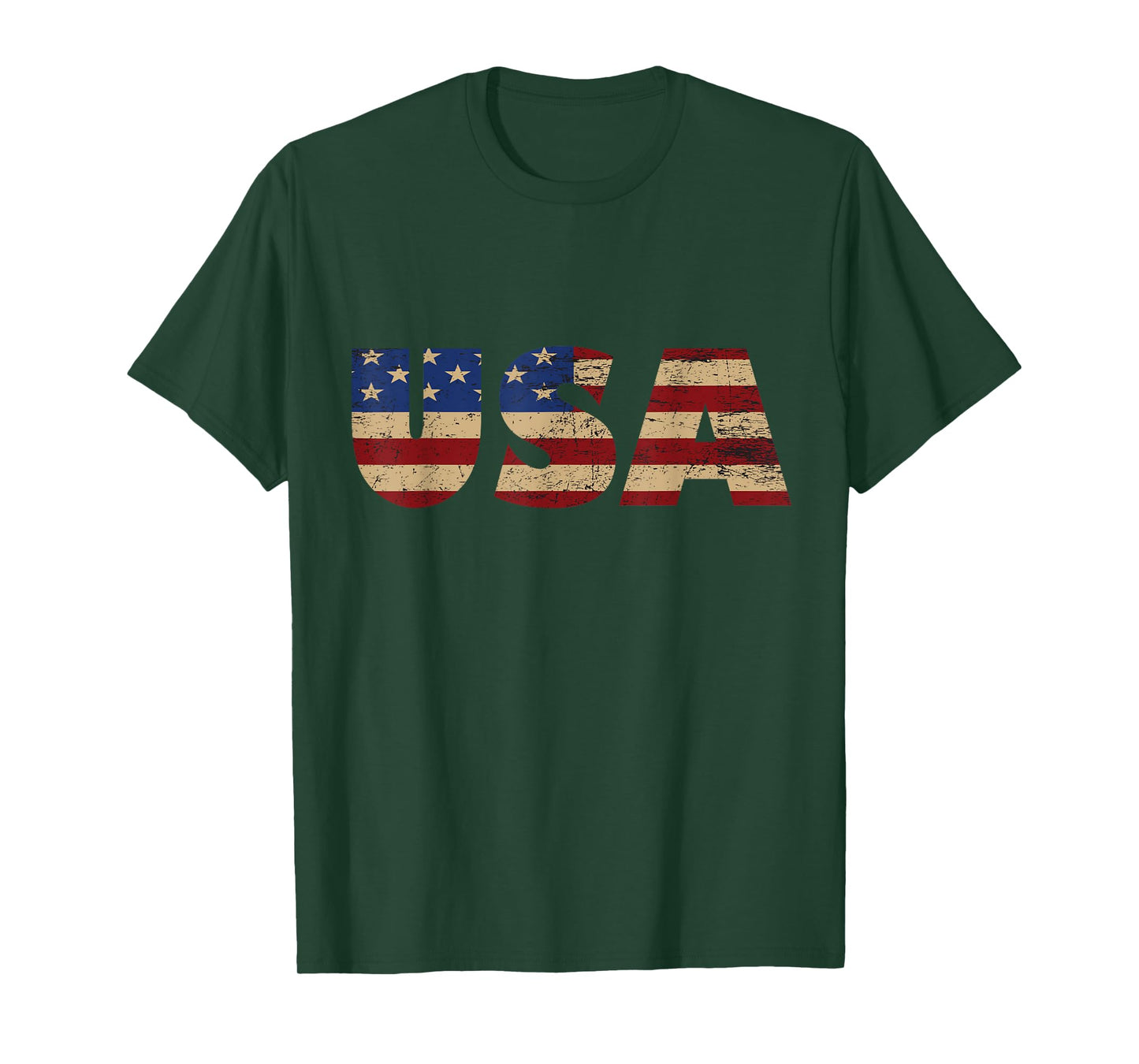 USA US Flag American Flag America Patriotic 4th of July T-Shirt