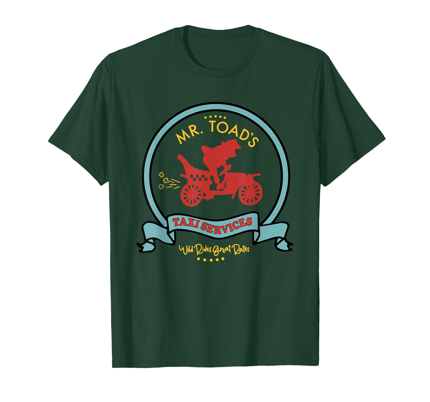 Mr. Toad's Taxi Service Wild Rides Great Rates T-Shirt