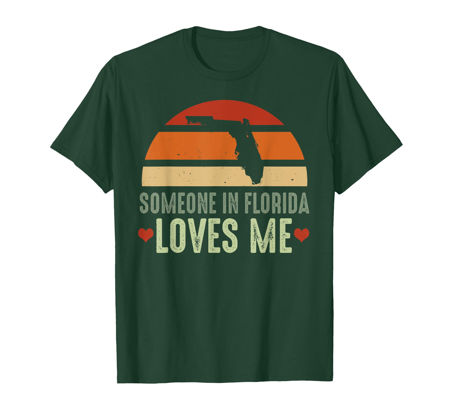 Someone In Florida Loves Me Retro Vintage State T-Shirt