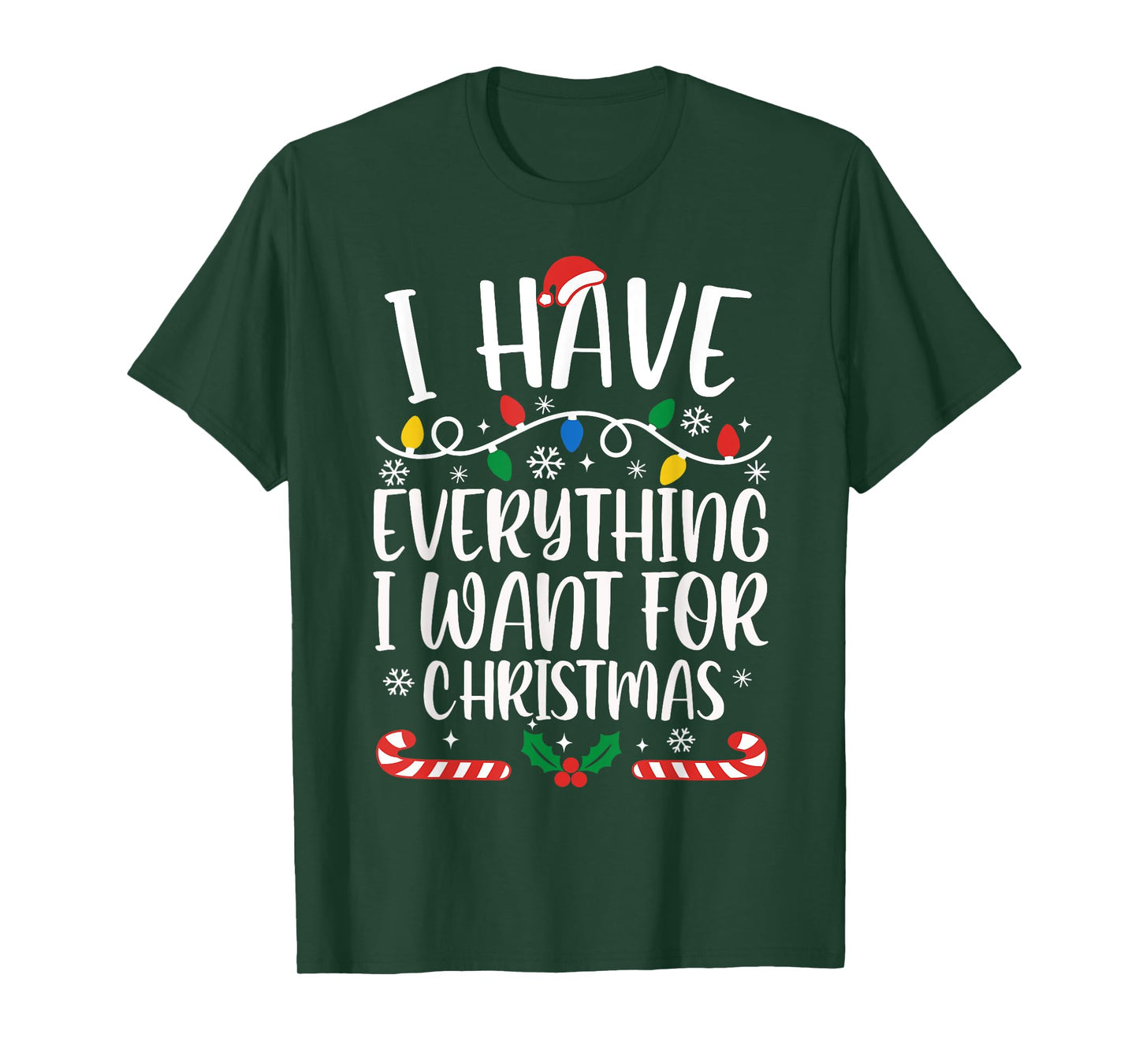 I Have Everything I Want for Christmas Its Me I'm Everything T-Shirt