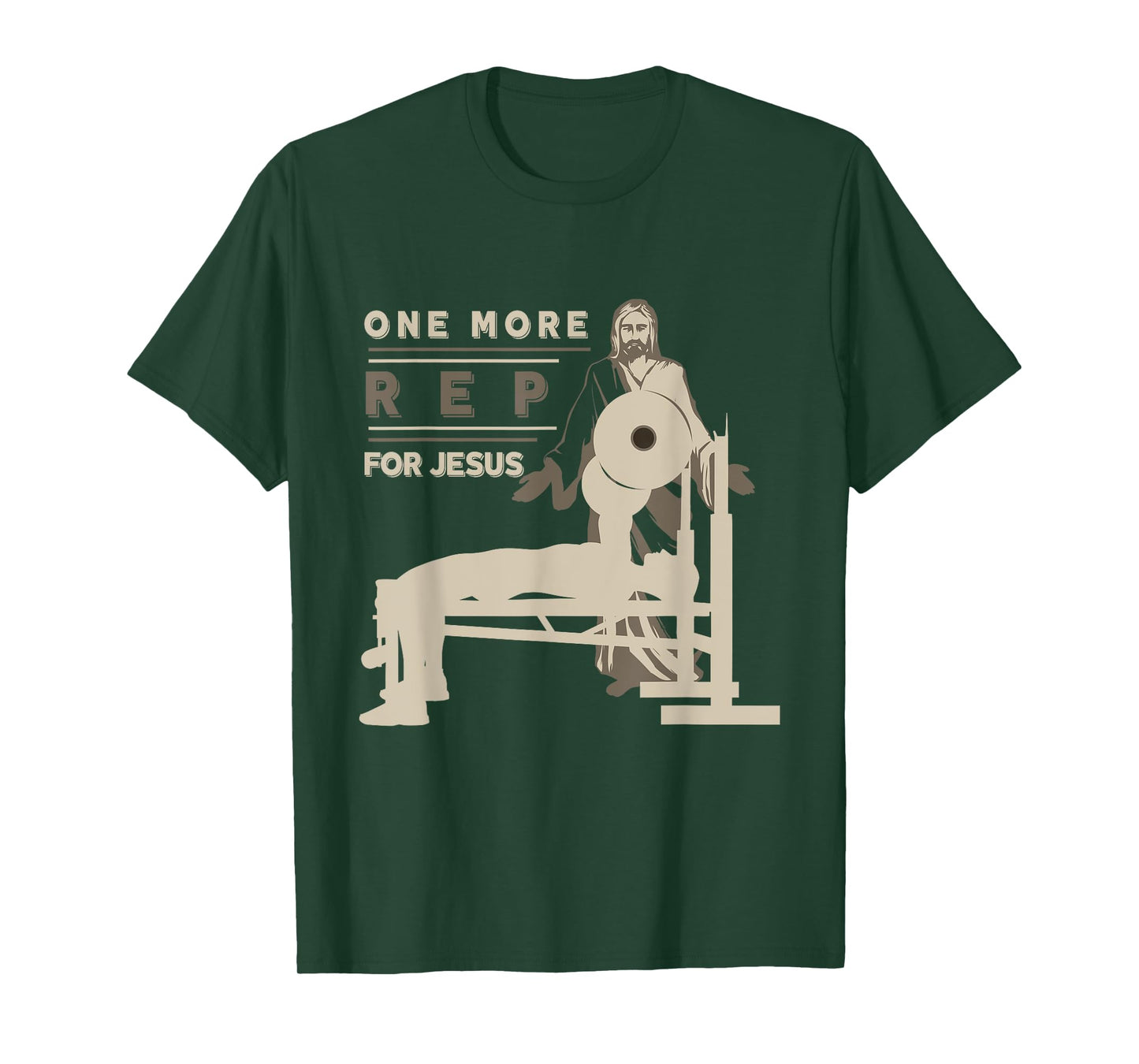 One More Rep For Jesus Bench Press T-Shirt T-Shirt