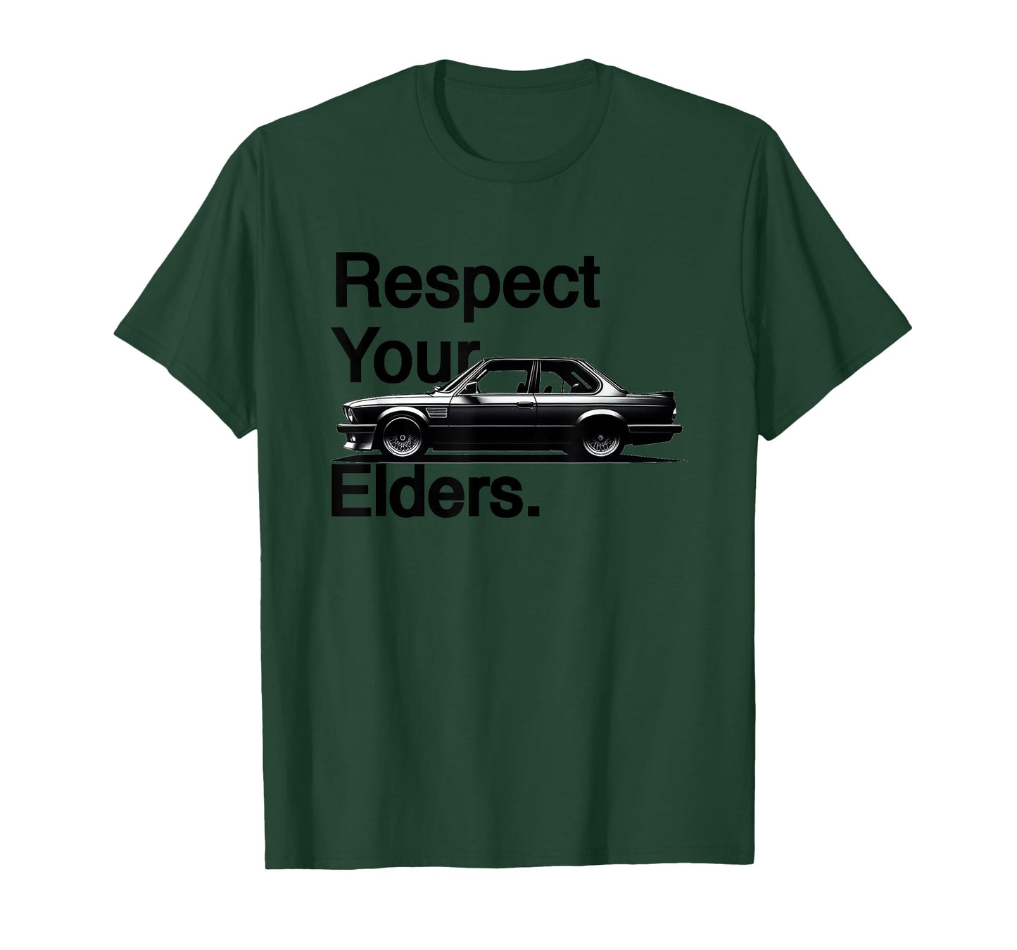 Respect Your Elders Vintage Euro E28 Coupe Concept T-Shirt