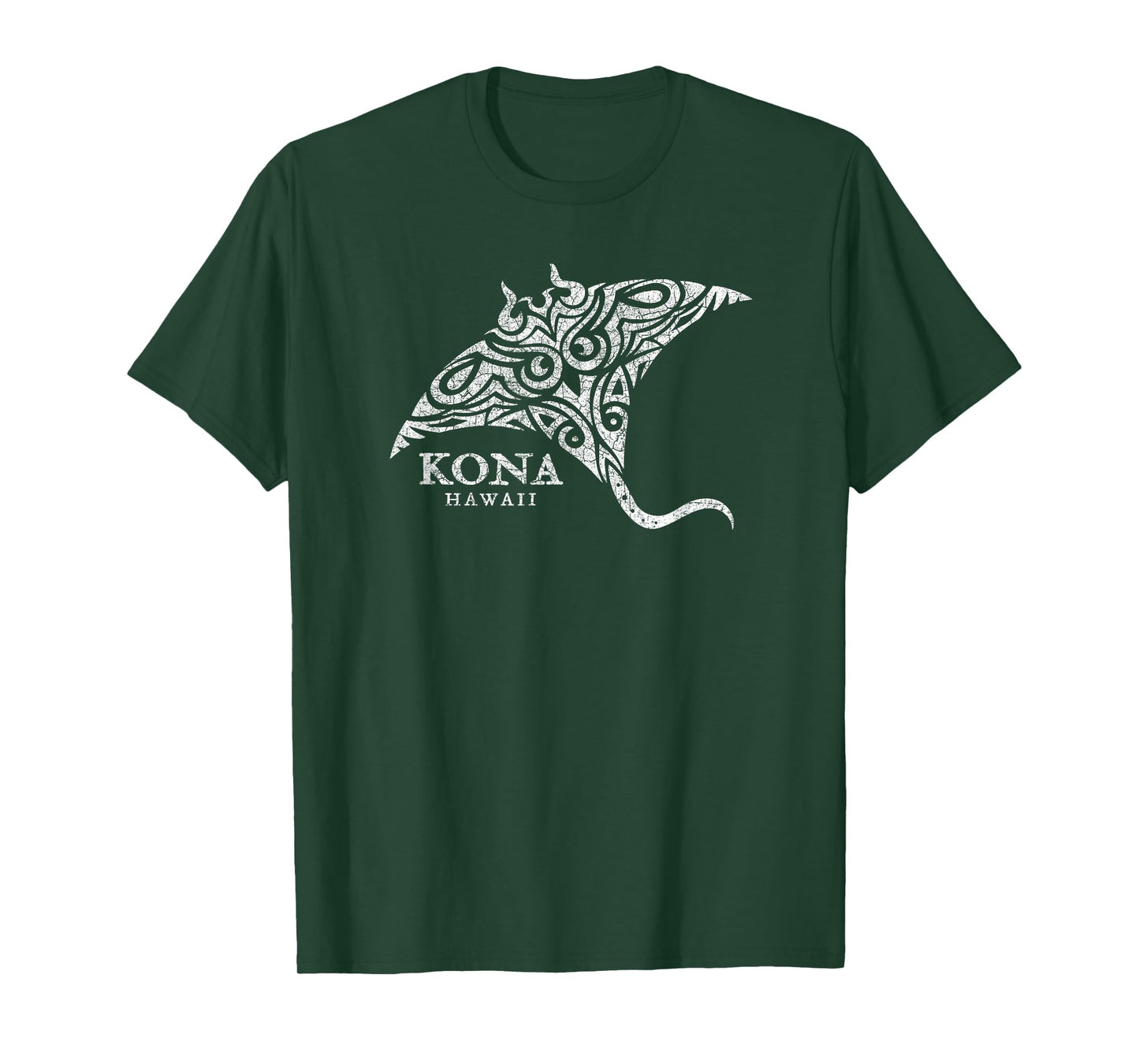 Vintage Kona Hawaii Manta Ray Boys Girls Souvenir Mens Women T-Shirt