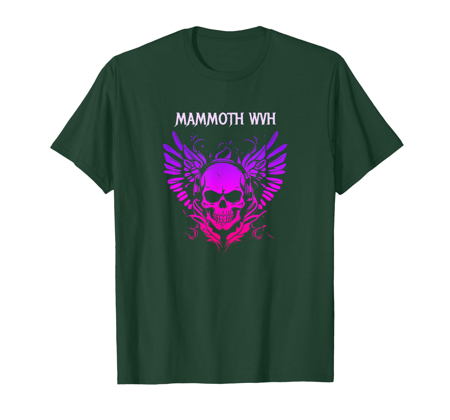 Mammoth Music WVH Funny Vintage Design Skull for Men Women T-Shirt