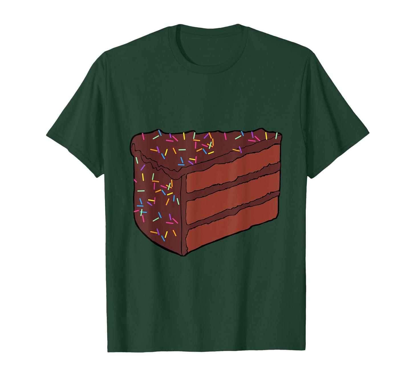 Chocolate Piece of Cake Halloween Costume Food Cosplay Party T-Shirt