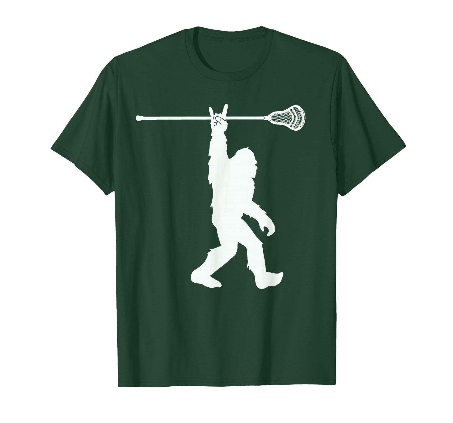 Lacrosse-Shirt Vintage Lax Bigfoot Sasquatch Youth Men Boys T-Shirt