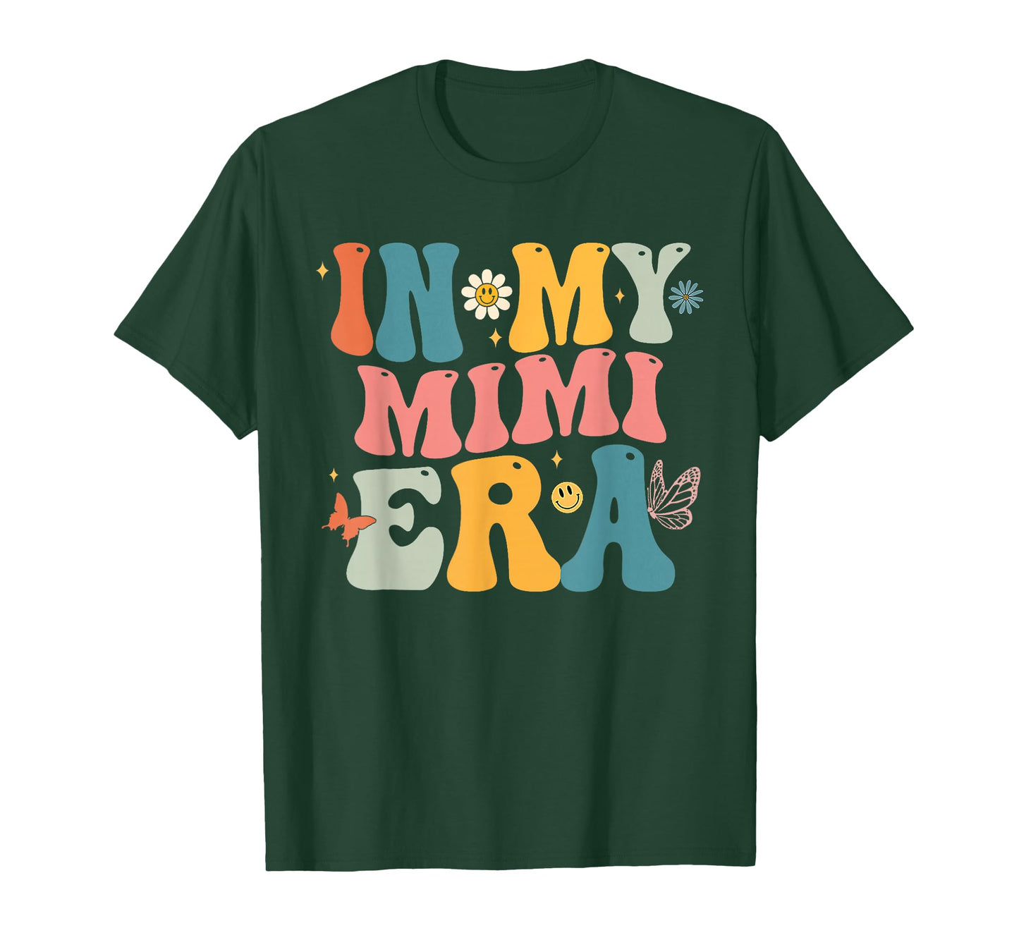 Groovy In My Mimi Era Mom Grandma Mothers Day T-Shirt