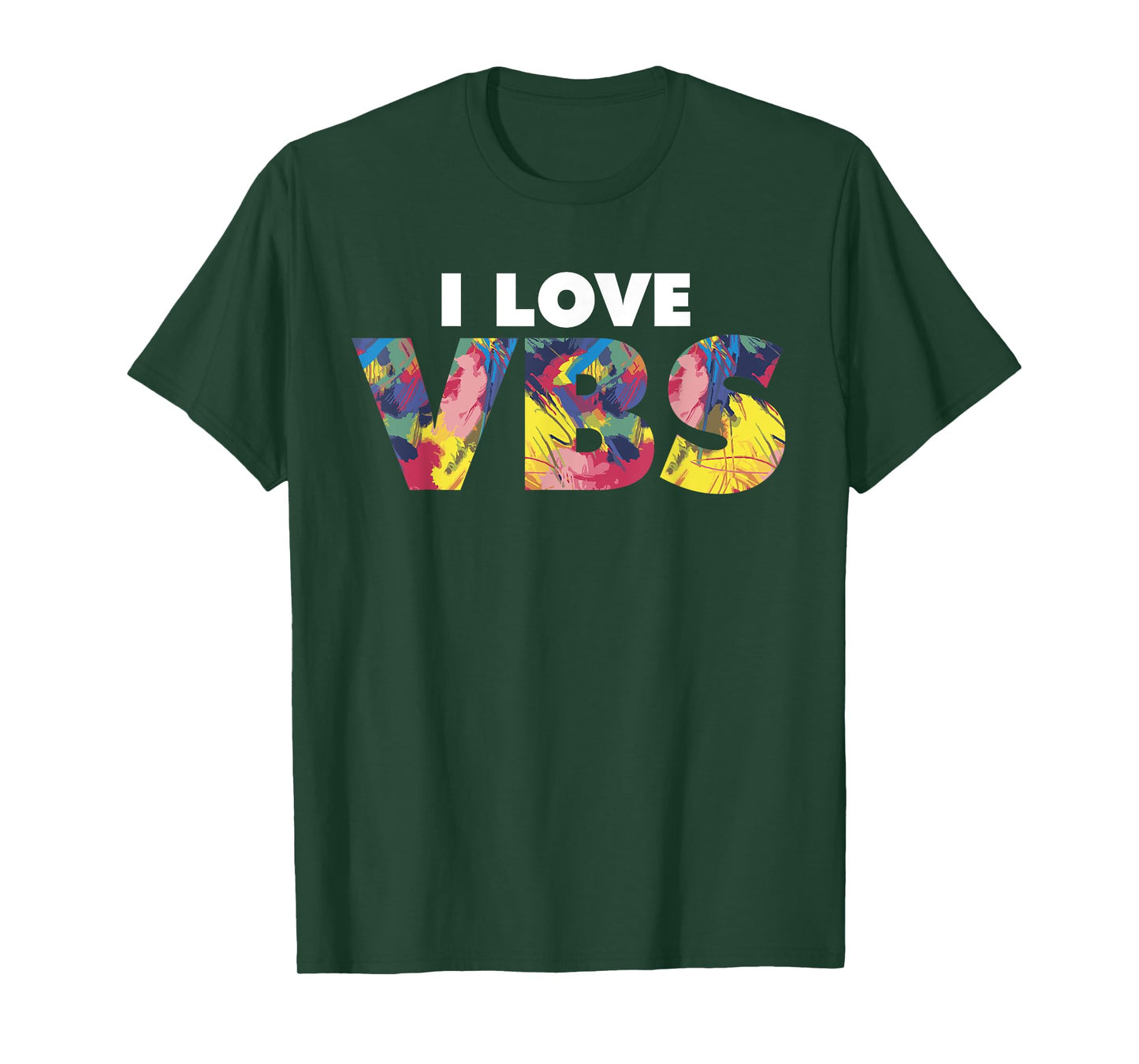 I Love VBS Vacation Bible School Crew Church Summer Camp T-Shirt