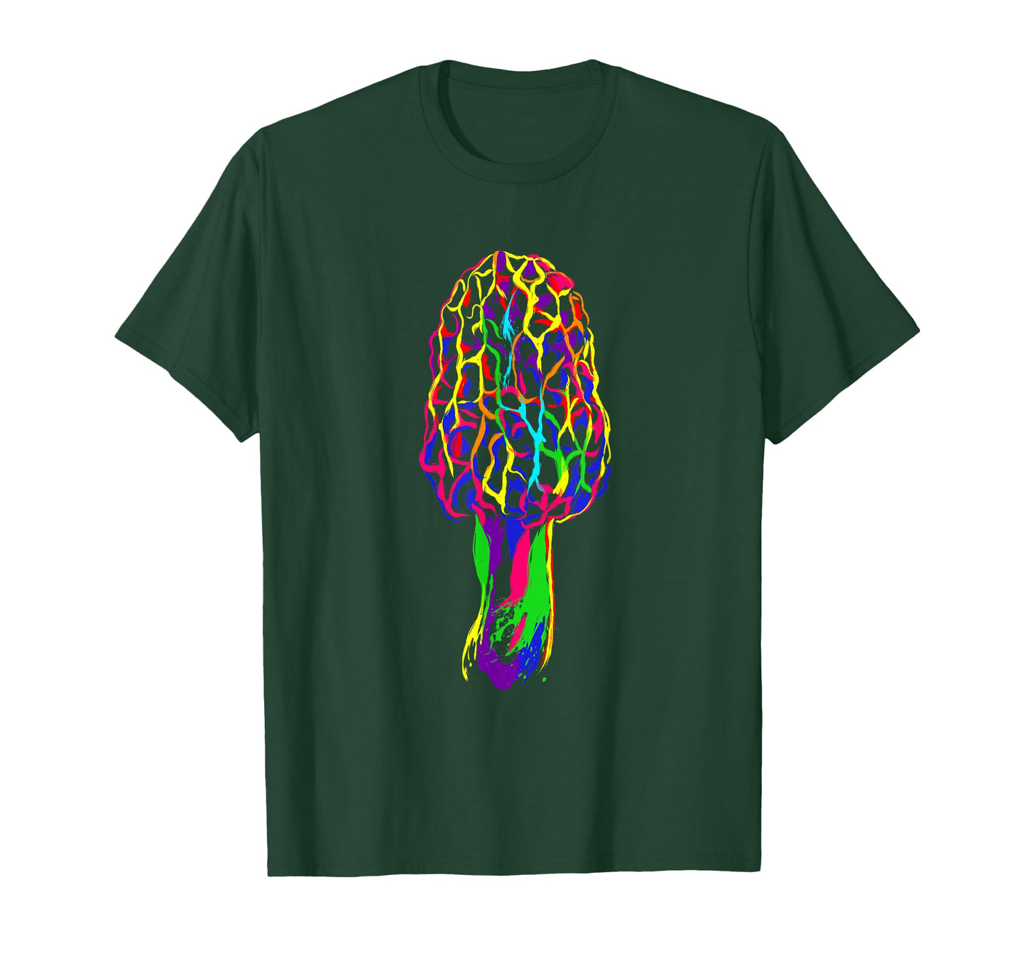 Colorful Morel Mushroom T-Shirt