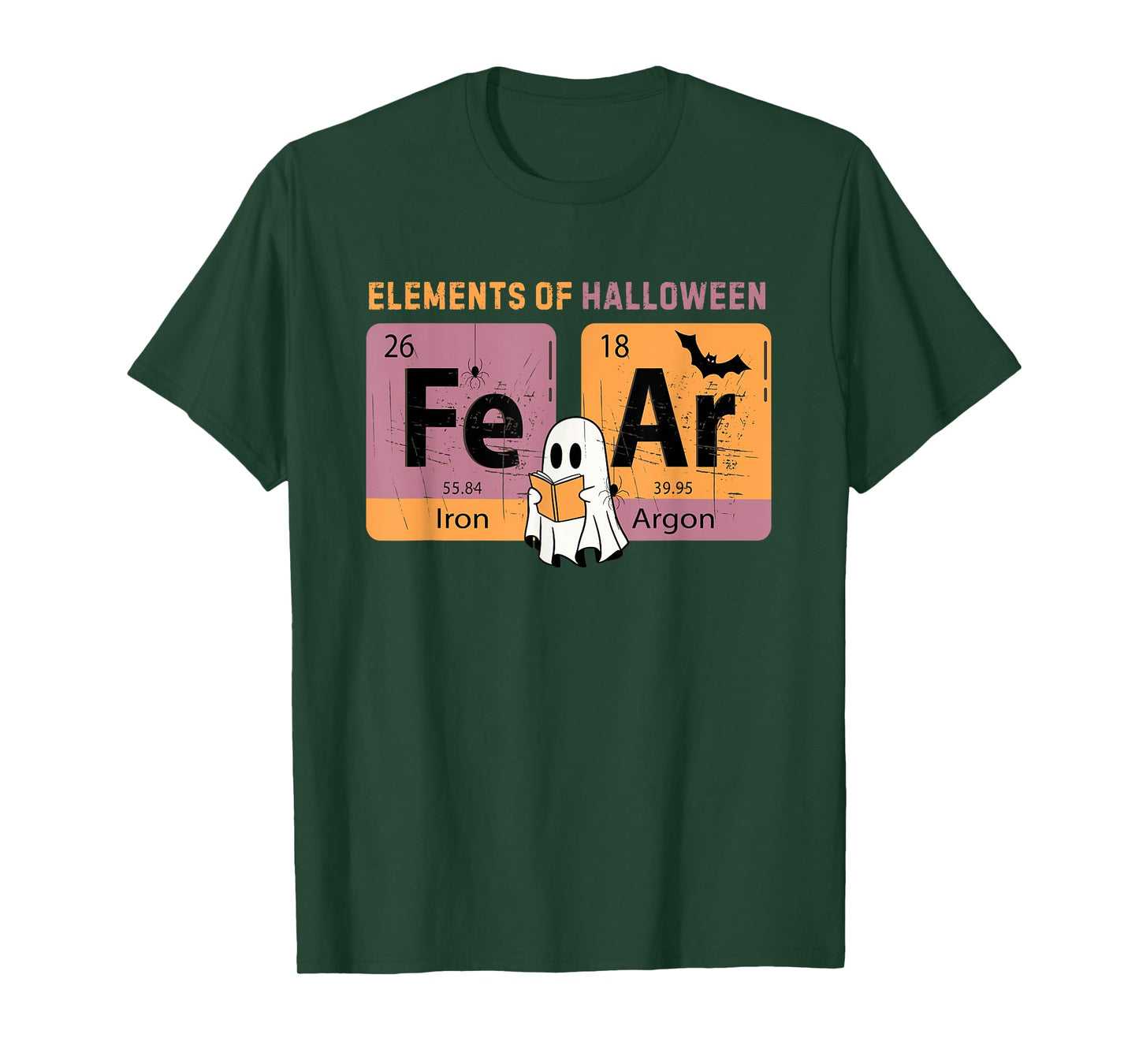 Elements Of Halloween FeAr Periodically Halloween Chemistry T-Shirt