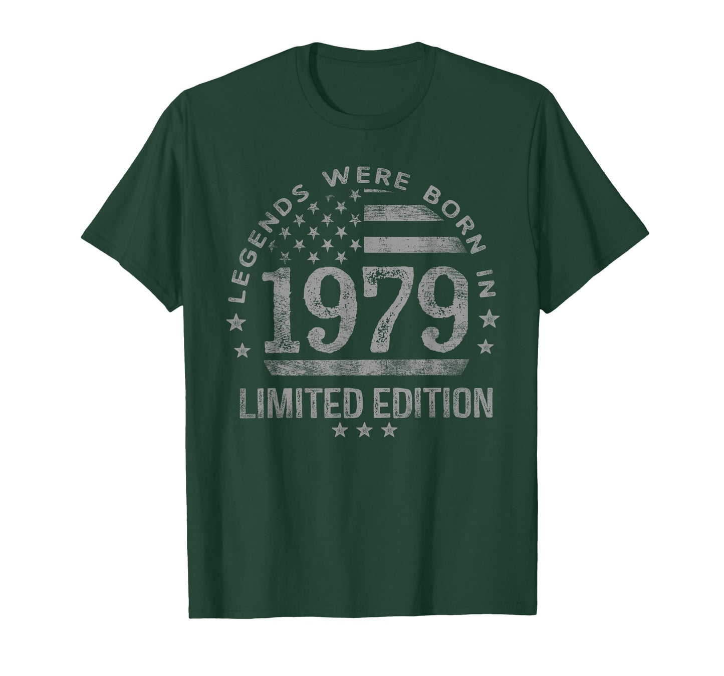 Legends were Born in 1979 USA Flag T-Shirt