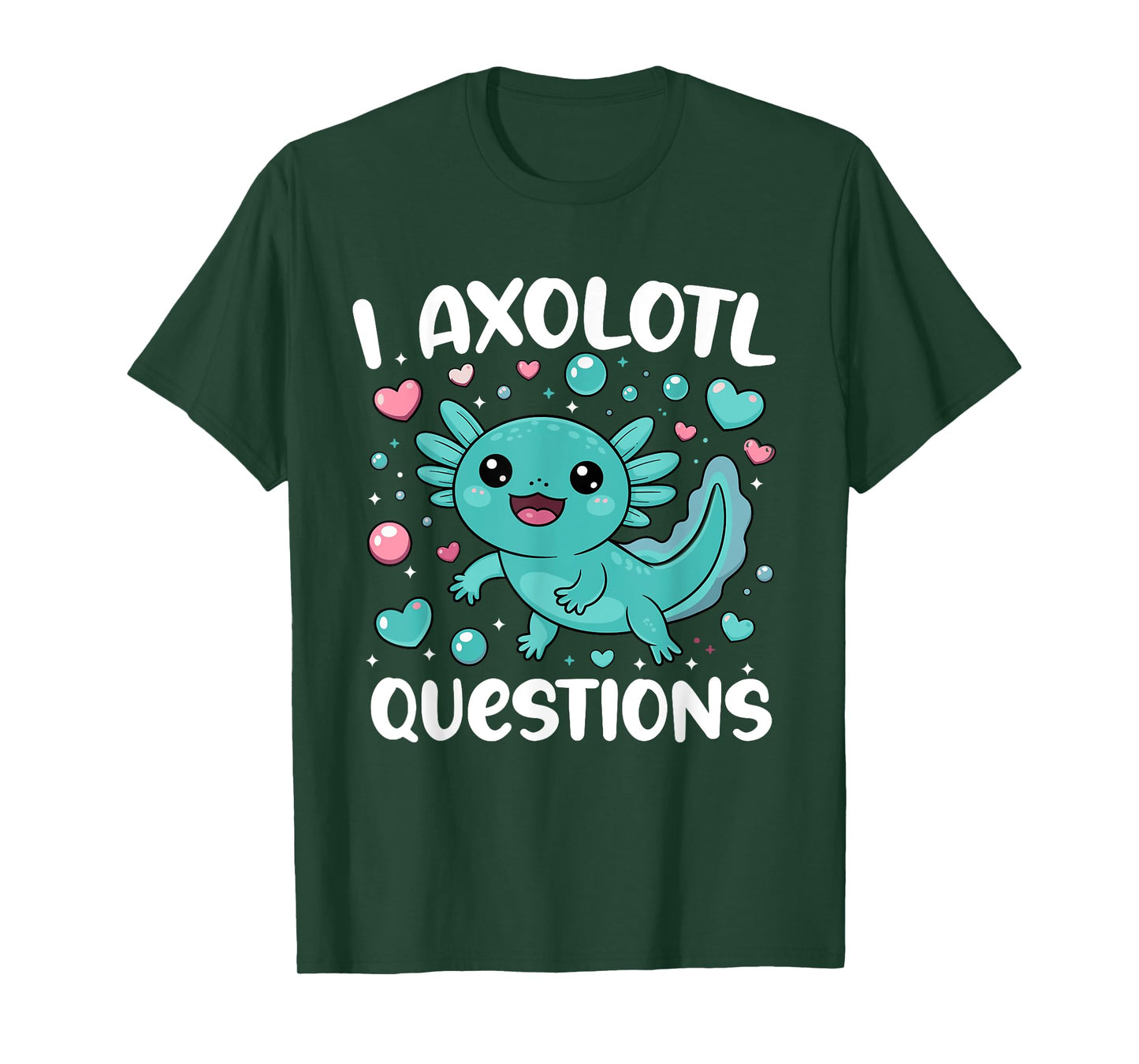 Funny Kids I Axolotl Questions Graphic axolotl Boys T-Shirt