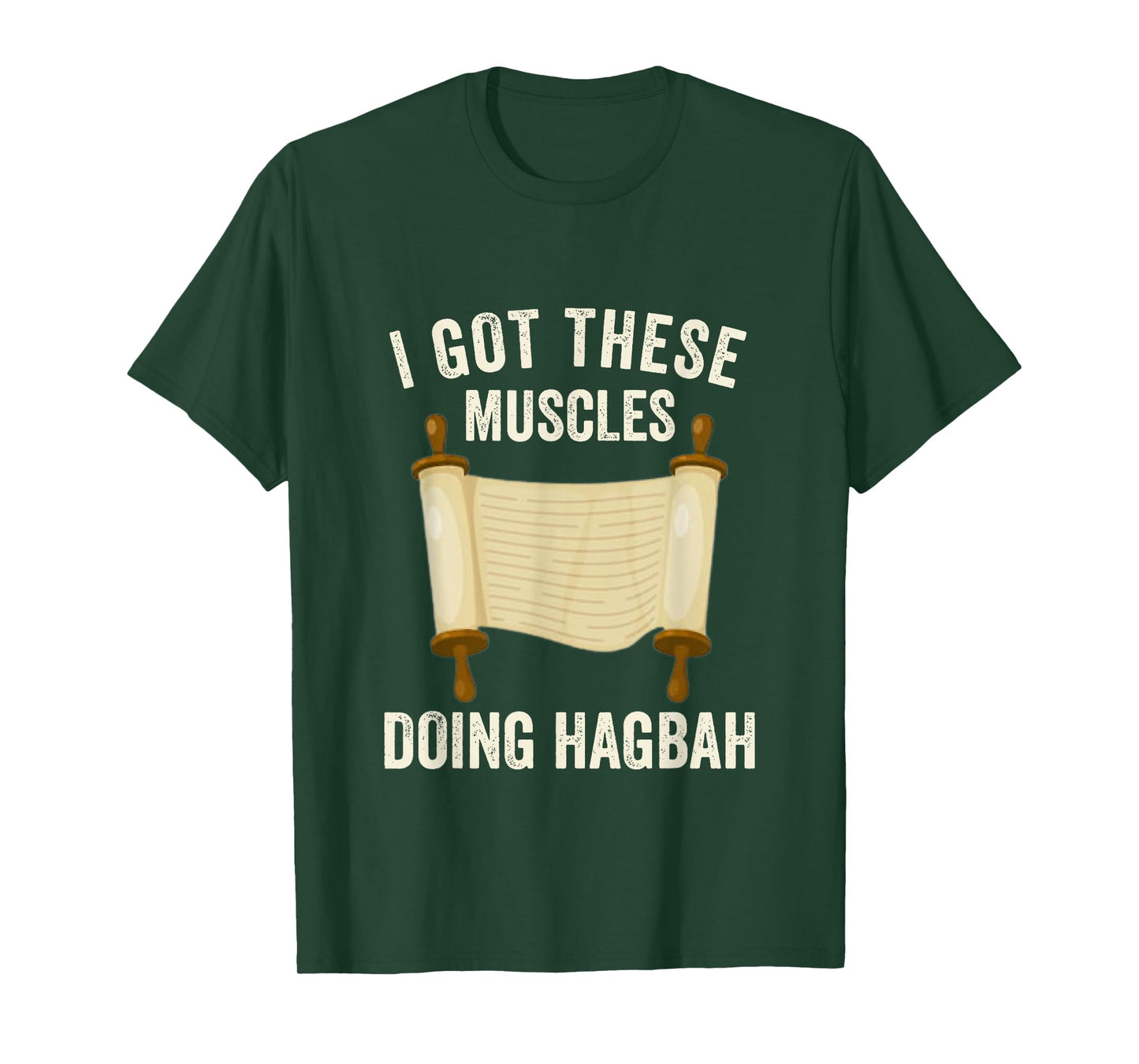 I Got These Muscles Doing Hagbah Torah Lifting Jewish Kosher T-Shirt