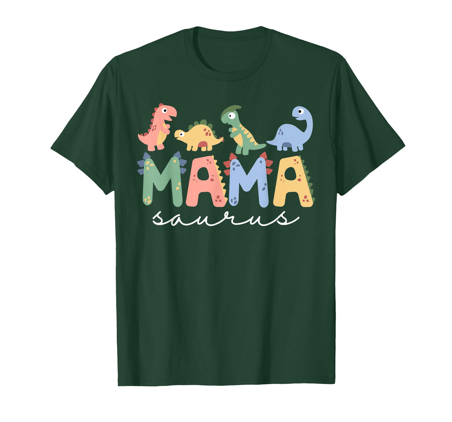 Funny Cute Mamasaurus T Rex Dinosaur Mama Saurus Family T-Shirt