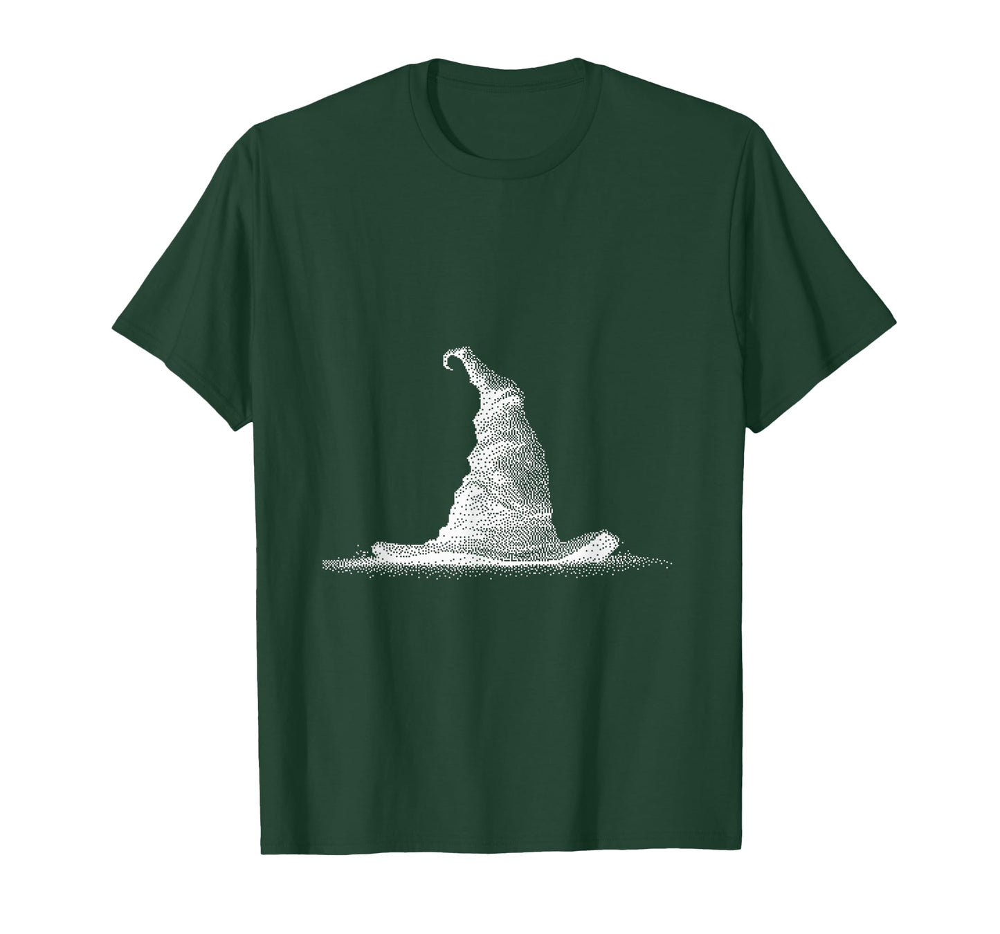 Spooky Witch Hat Occult Halloween Art T-Shirt