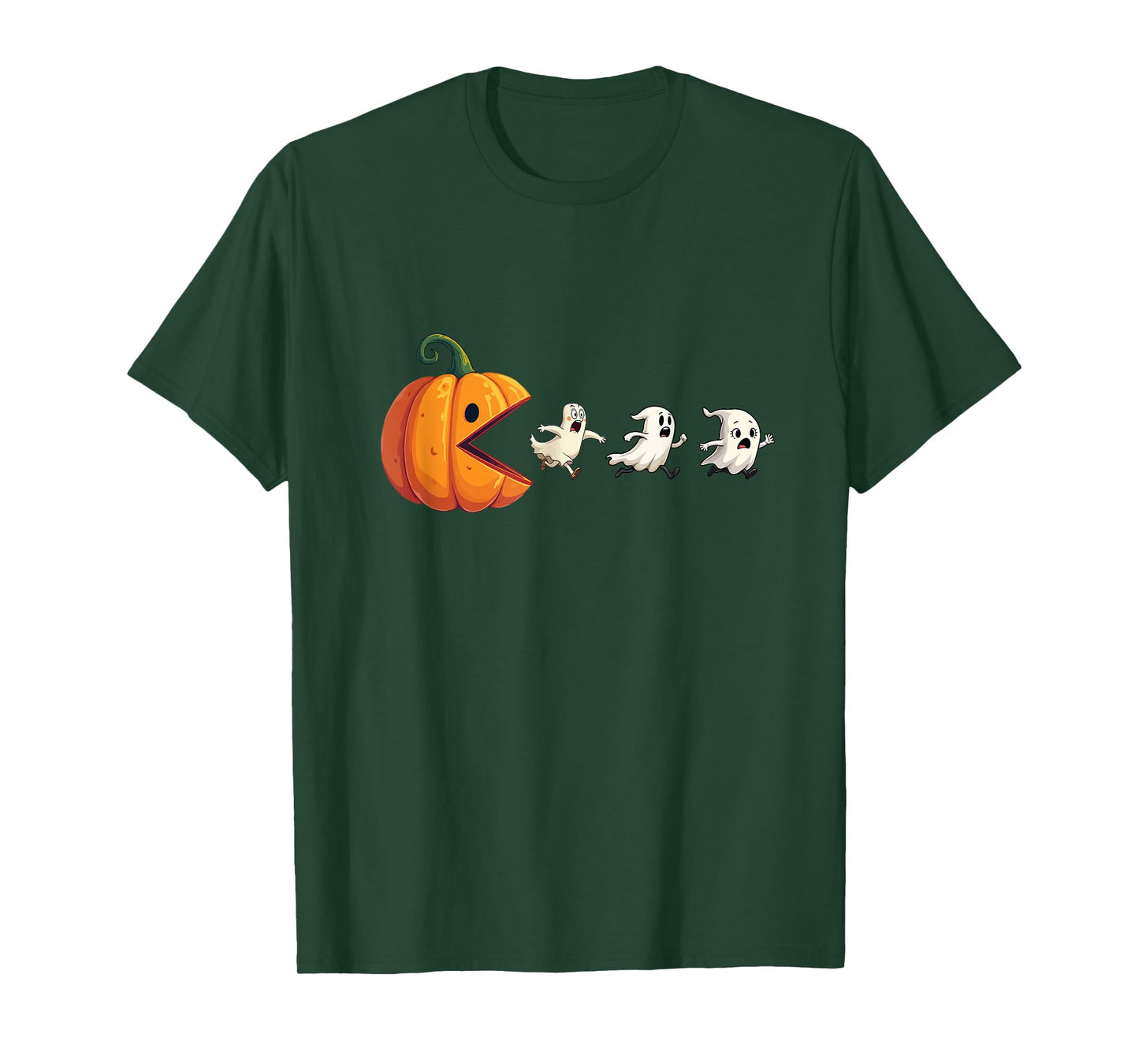 Amazing Spooky Creepy Halloween Pumpkin Ghosts T-Shirt