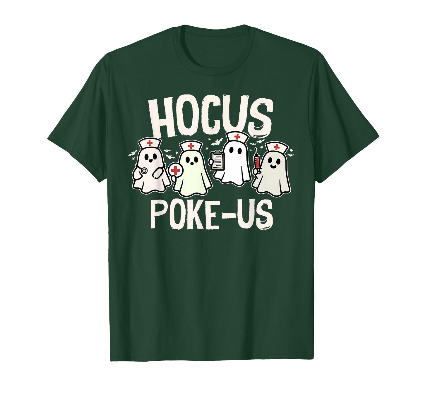 Hocus Poke-Us Halloween Medical Lab Tech Spooky Season Nurse T-Shirt