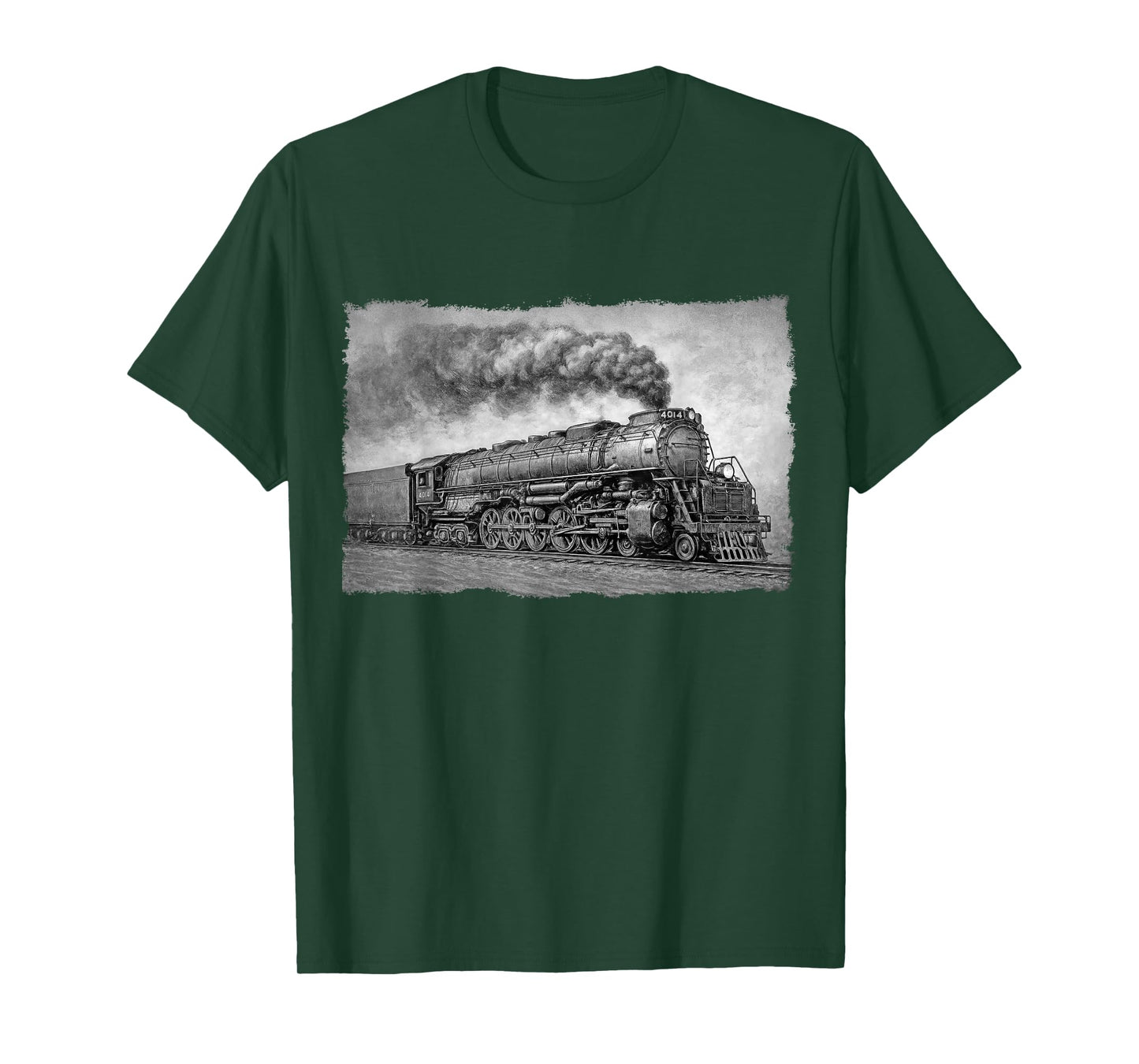 1940s Big Boy Steam Engine Locomotive - Vintage 4014 Train T-Shirt