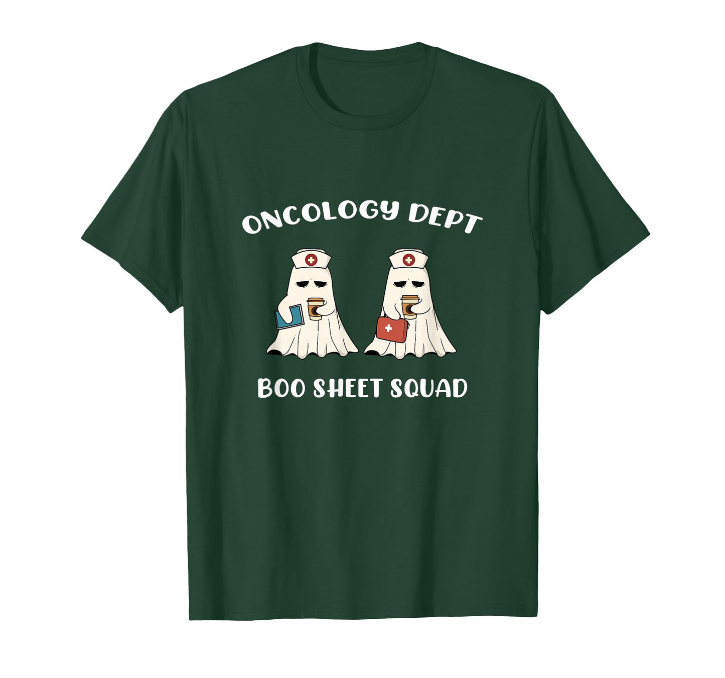 Oncology Department Funny Halloween Emergency Room Boo Squad T-Shirt