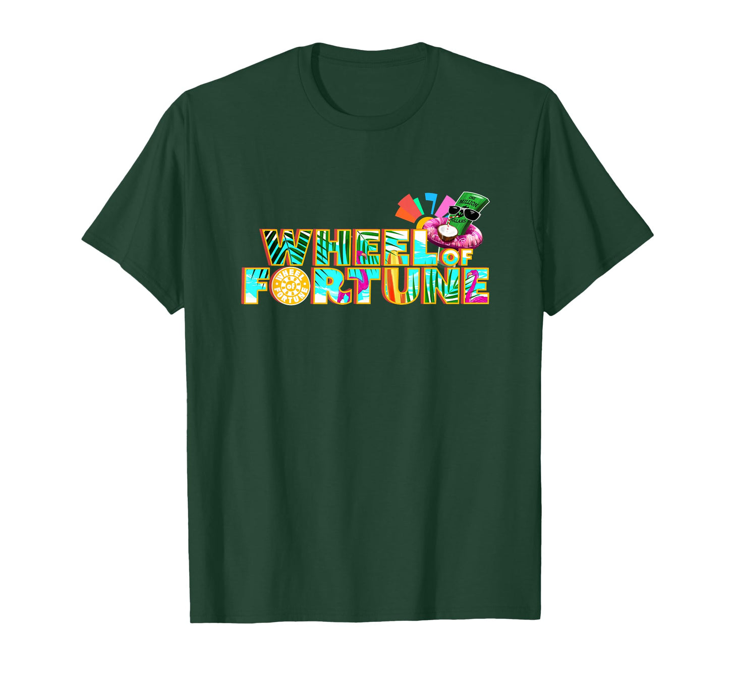 Wheel of Fortune Tropical Logo T-Shirt