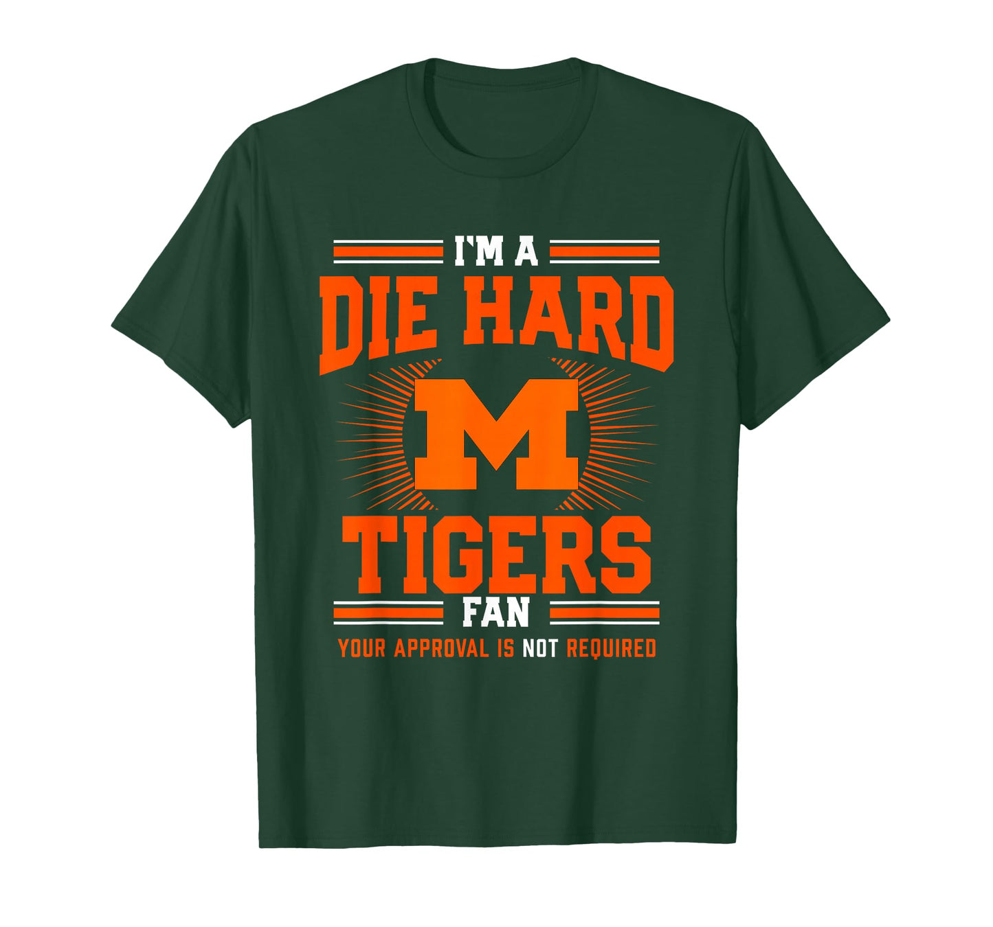 Massillon Tigers Logo Die Hard Fan HS T-Shirt