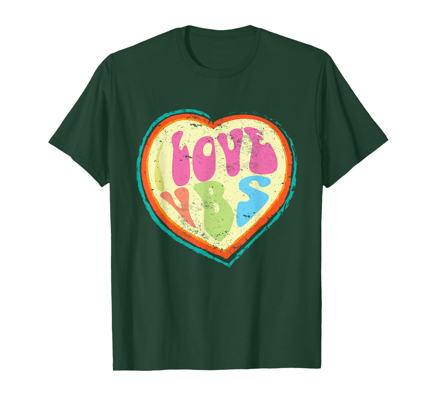 I Love VBS Hearts Vacation Bible School Crew Bible Study T-Shirt