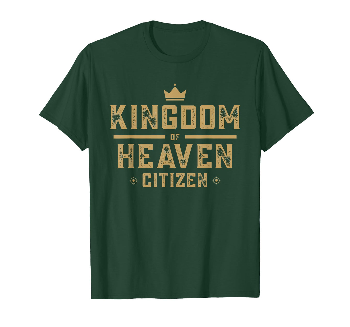 Kingdom of Heaven Citizen Jesus is King Christian Men Women T-Shirt