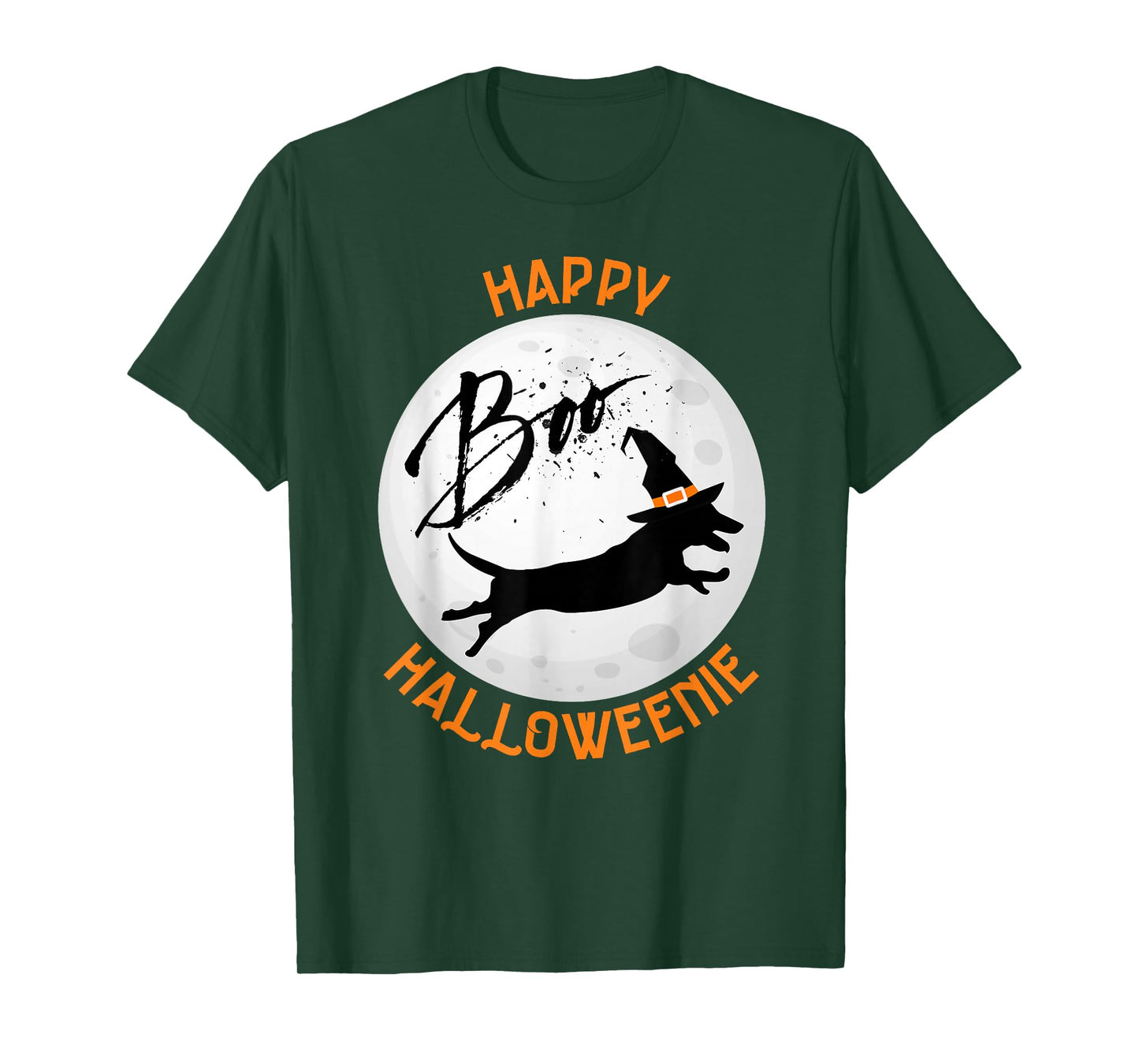 Happy Halloweener Dachshund Funny Wiener Dog Halloween T-Shirt